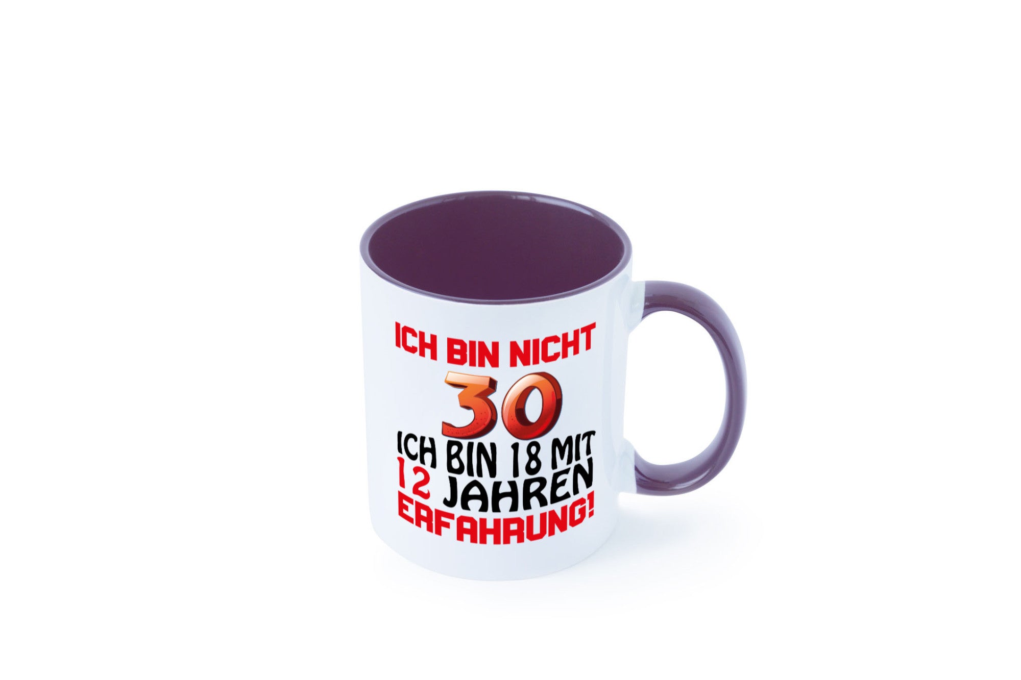 Ich bin nicht 30. lustiger Spruch Geschenk Humor Geschenkidee Tasse