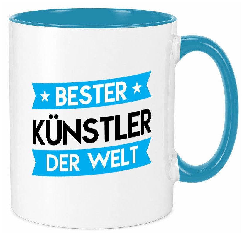 Bester Künstler | Spruch lustig Kunst Humor Geschenkidee Geschenk Tasse
