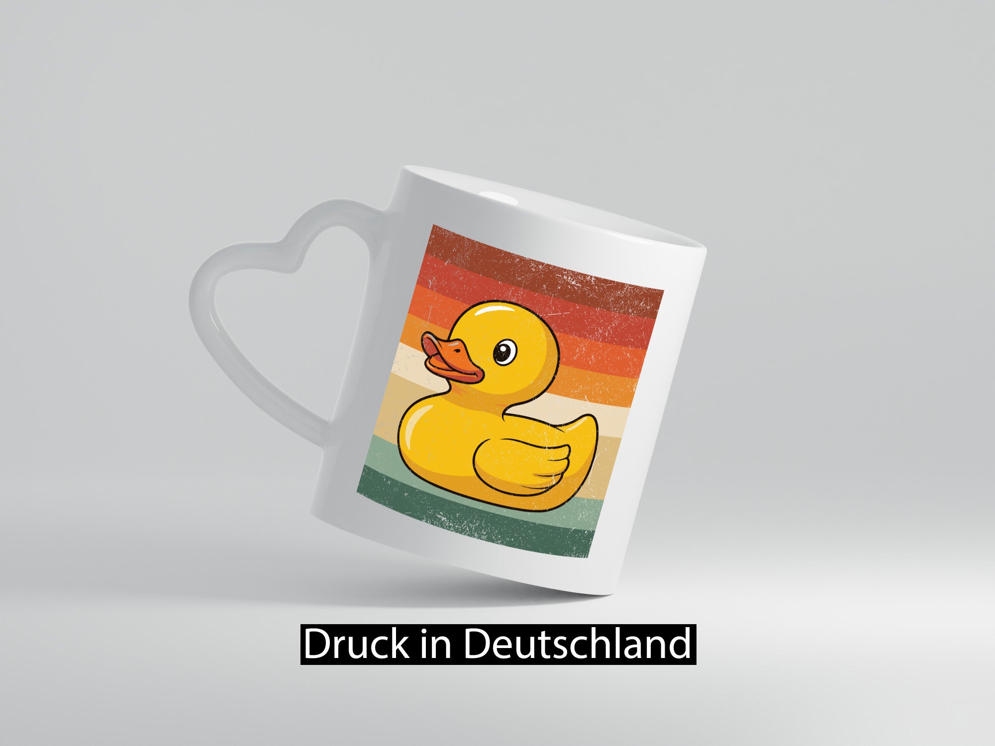 Enten | Entchen Gummiente Retro Vintage Geschenkidee Humor Tasse