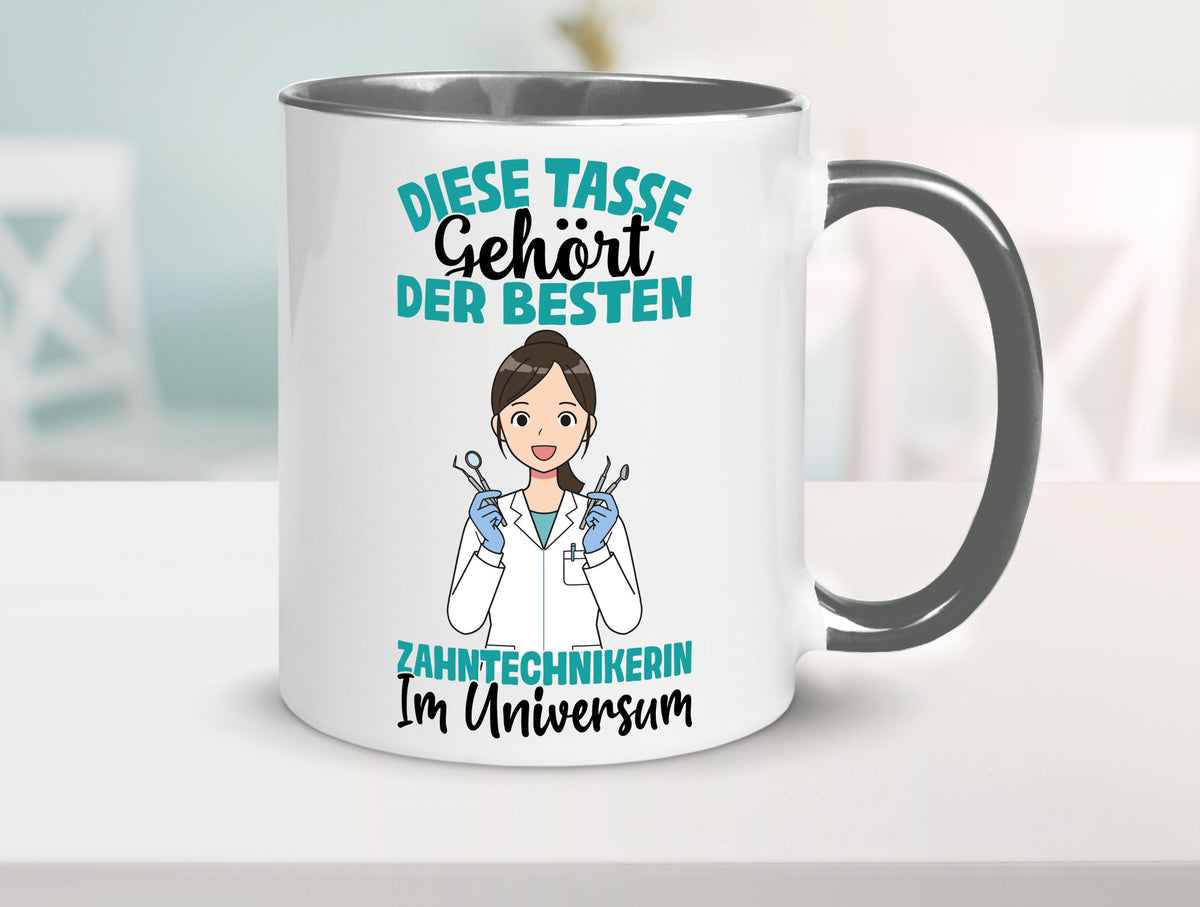 Im Universum: Zahntechnikerin | Zahnmedizin Humor Geschenkidee Tasse