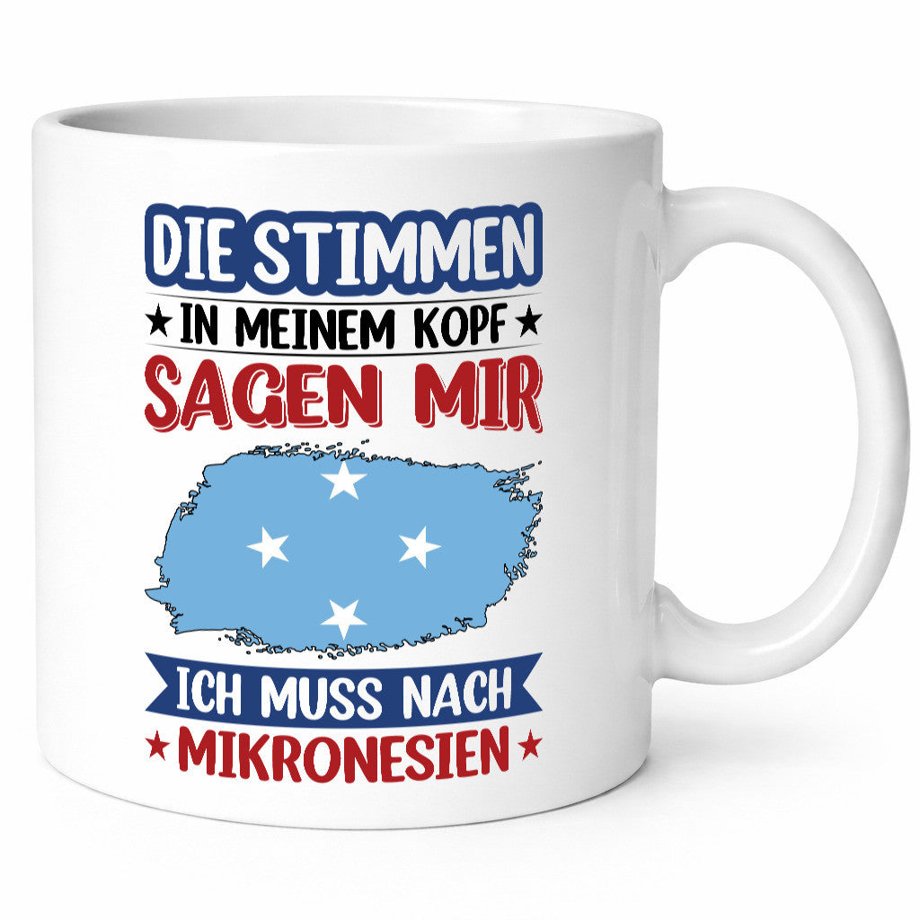 Mikronesien | Urlaub Stimmen in meinem Kopf Traumland Geschenk Humor
