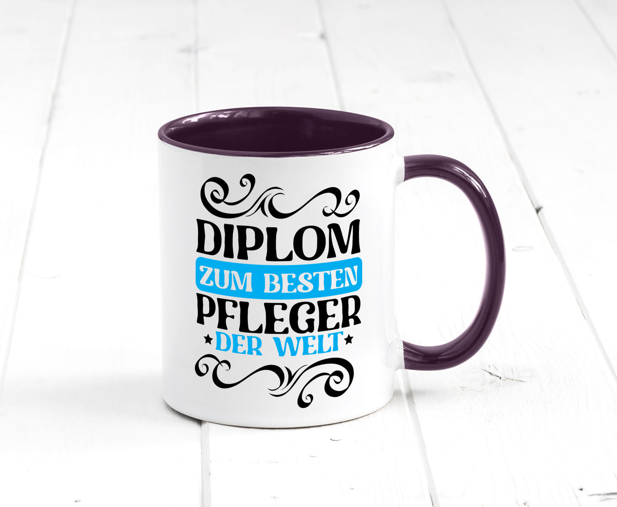 Bester Pfleger der Welt | Altenpfleger Pflegekraft lustig Humor Geschenkidee Tasse