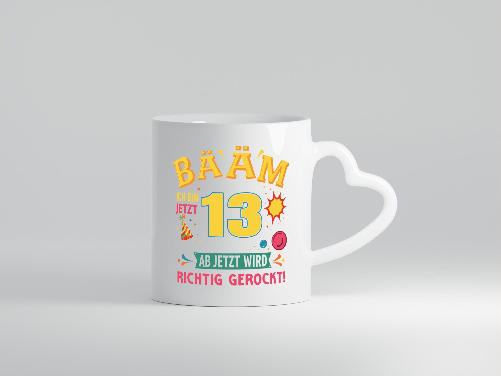 13. Geburtstag | 13 Jahre ab jetzt wird richtig gerockt Humor Geschenkidee Tasse