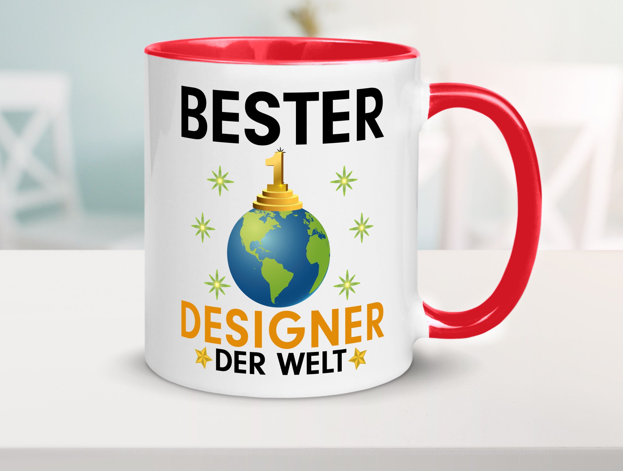 Welt Bester Designer Beruf | Mode Geschenk Arbeit Kollegen Büro lustiger Spruch