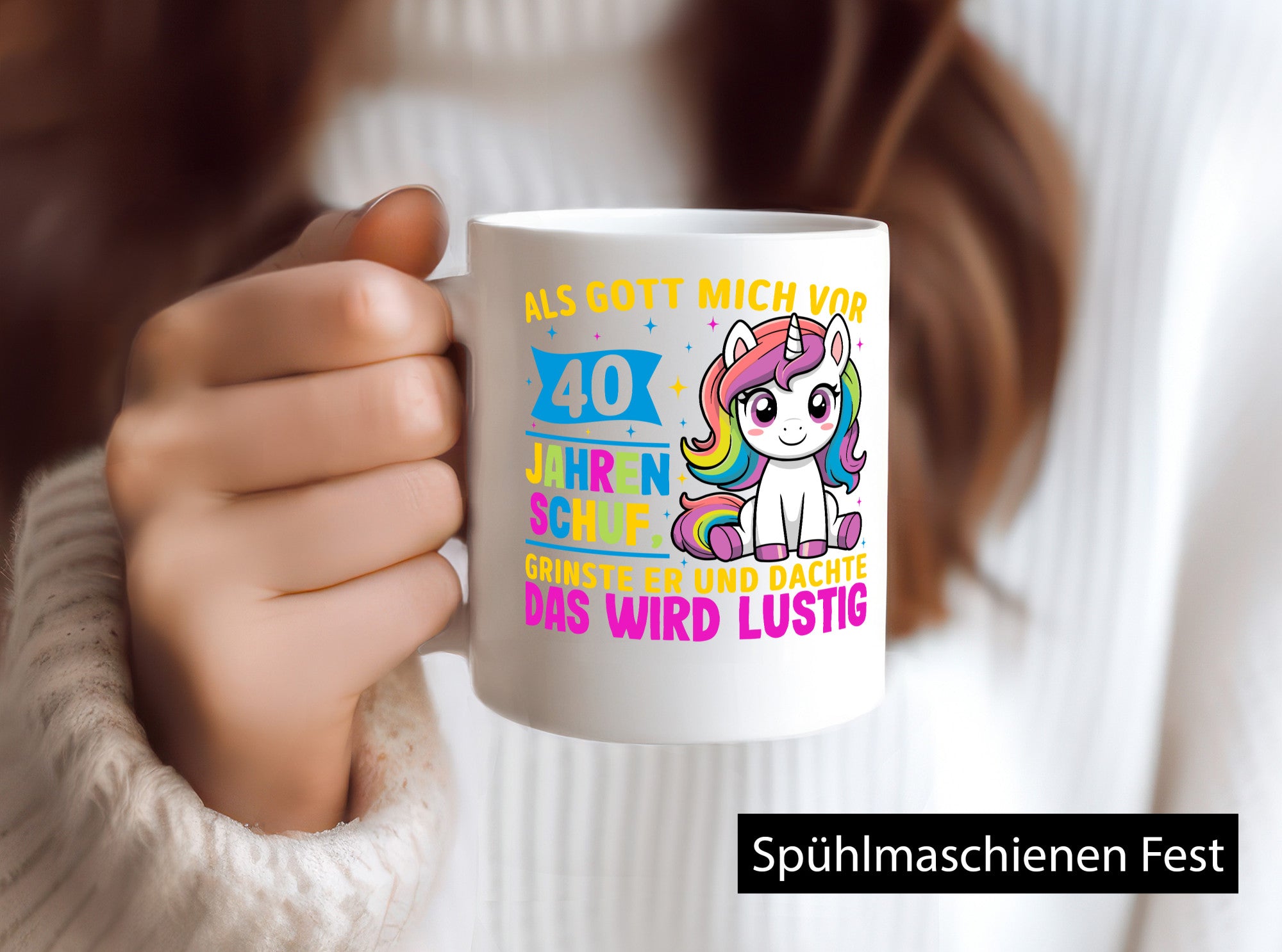 40. Geburtstag | Als Gott mich schuf 40 Jahre Geschenk Geschenkidee lustiger
