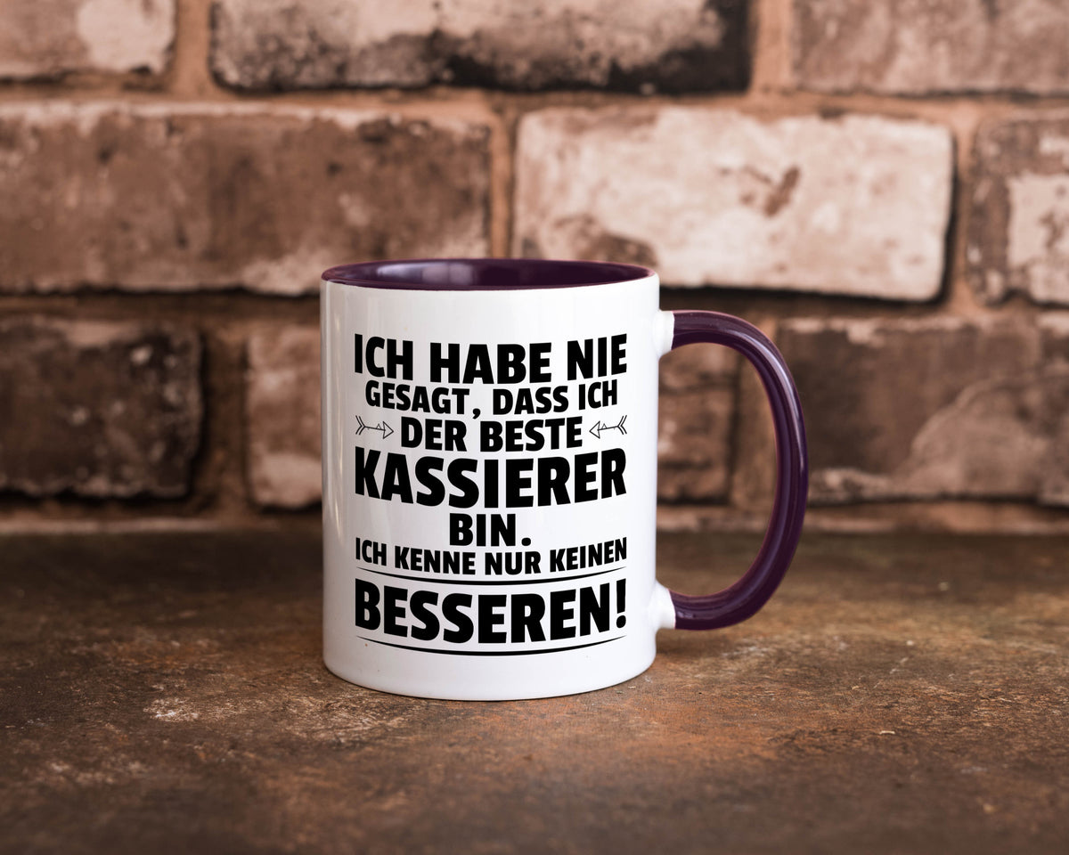 Der Beste Kassierer Geschenk Humor Geschenkidee lustiger Spruch Tasse