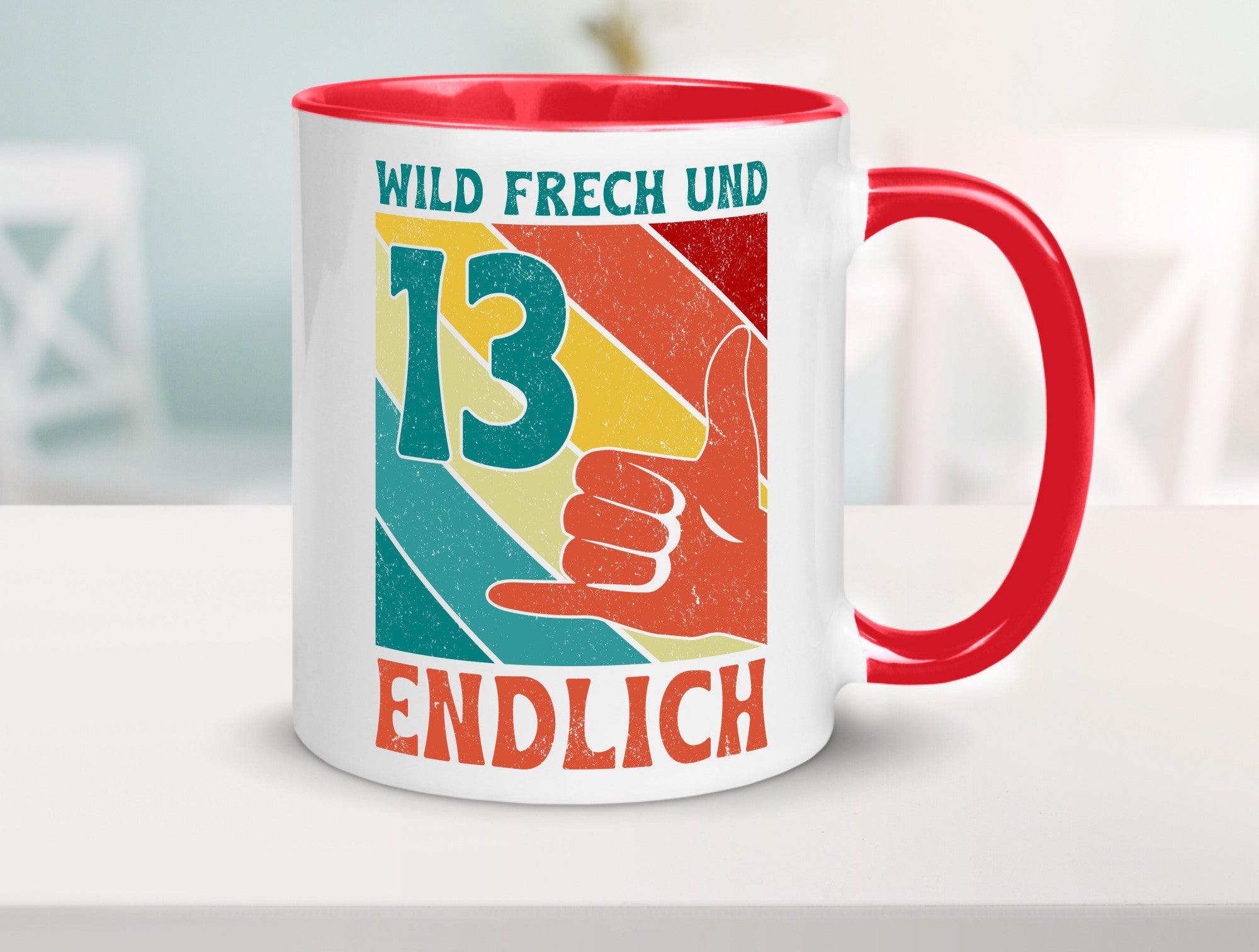 13. Geburtstag | 13 Jahre Wild und Frech Humor Geschenkidee Tasse