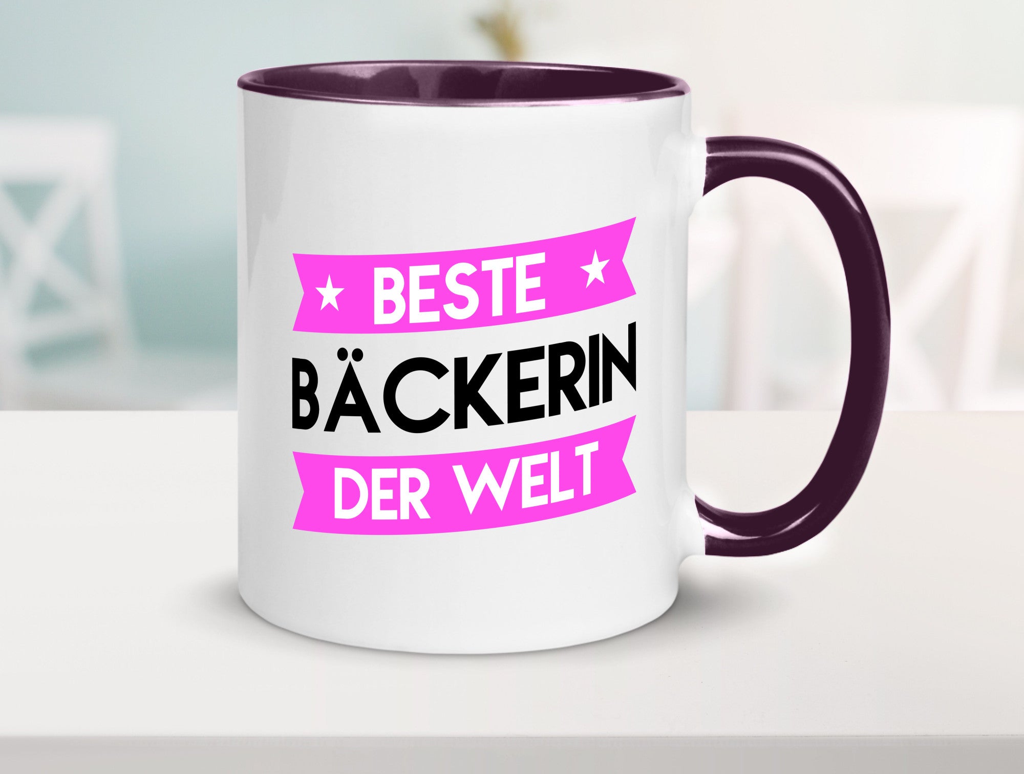 Beste Bäckerin | Bäckerei Frauen Backen lustig Humor Geschenkidee Geschenk Tasse