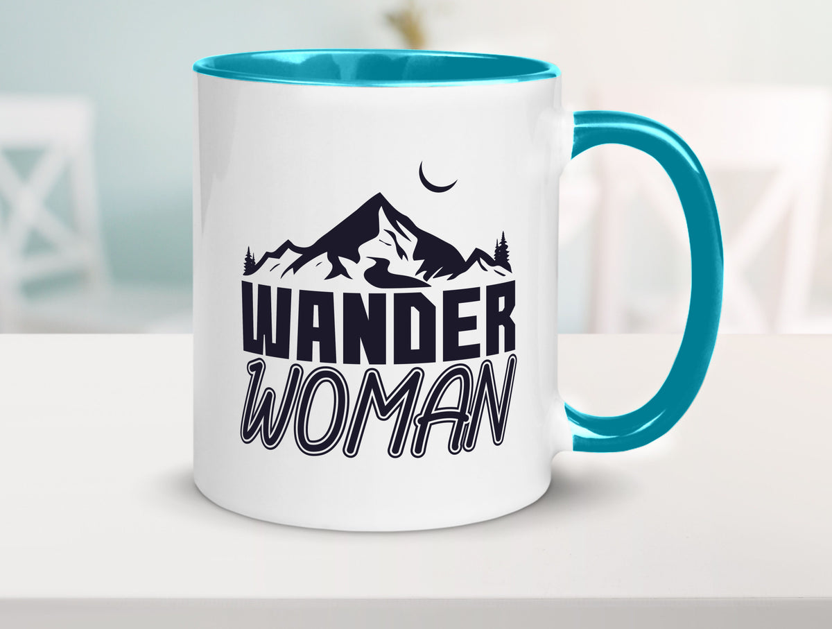 Wander Woman | Frauen Tasse Wanderer Bergsteigen lustig Familie Geschenkidee