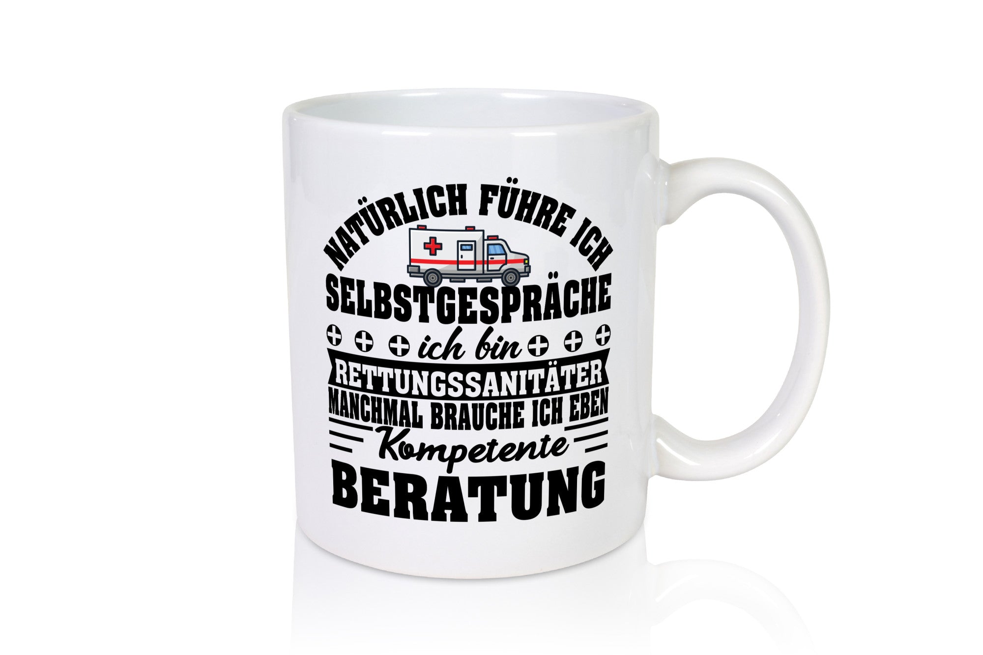 Sanitäter Monologe | Kompetente Beratung Humor Geschenkidee Tasse