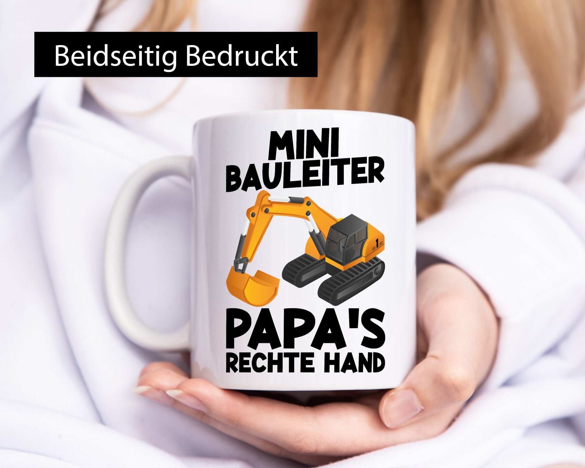 Mini Bauleiter | Kind Sohn Bagger Baustelle Junge Geschenkidee Familie Humor