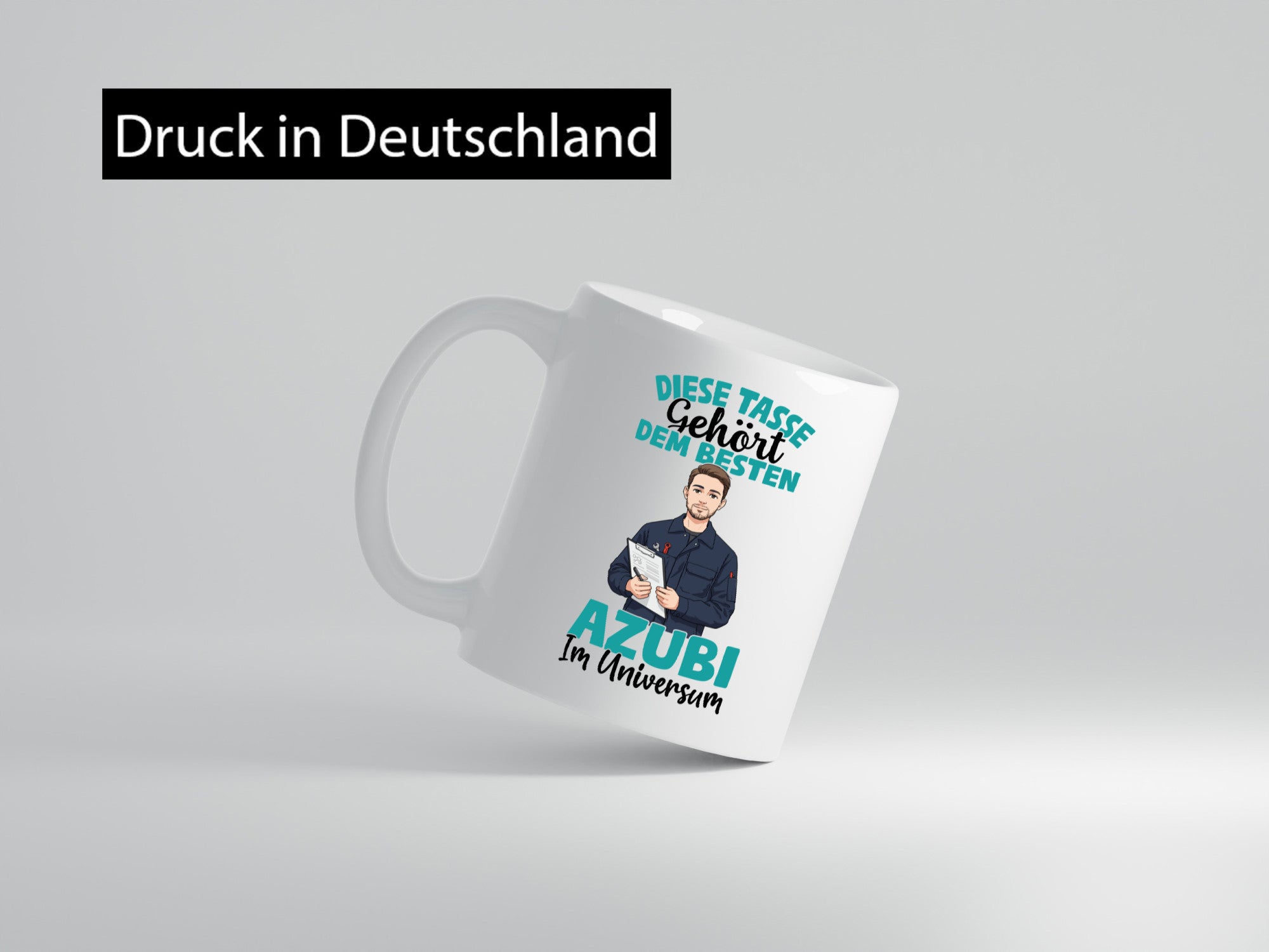 Im Universum: Azubi | Ausbildung Lehre Lehrling lustiger Spruch Geschenk Humor