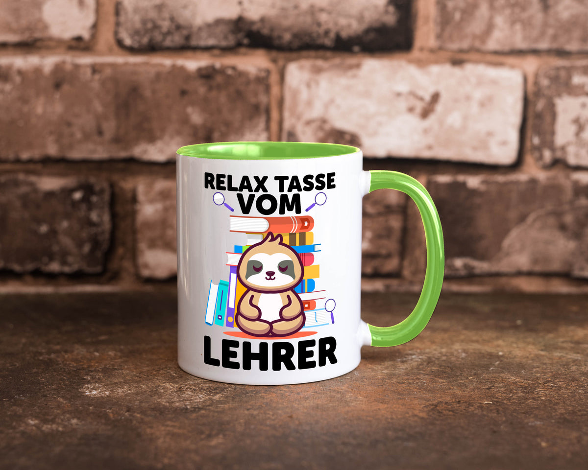 Relax Tasse: Lehrer | Schule Beruf Schüler lustiger Spruch Geschenk Arbeit