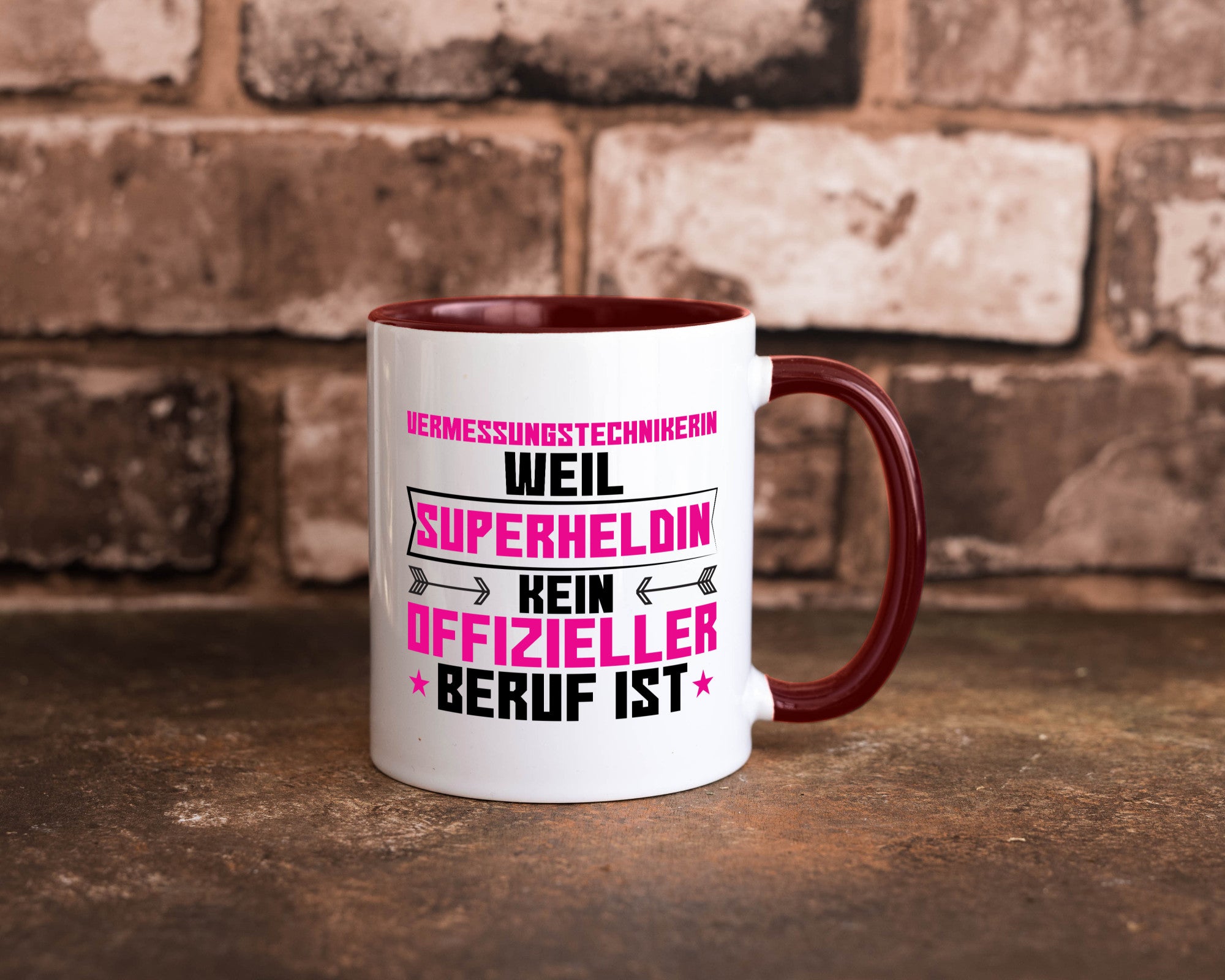 Superheldin Vermessungstechnikerin | Techniker Humor Geschenkidee Tasse