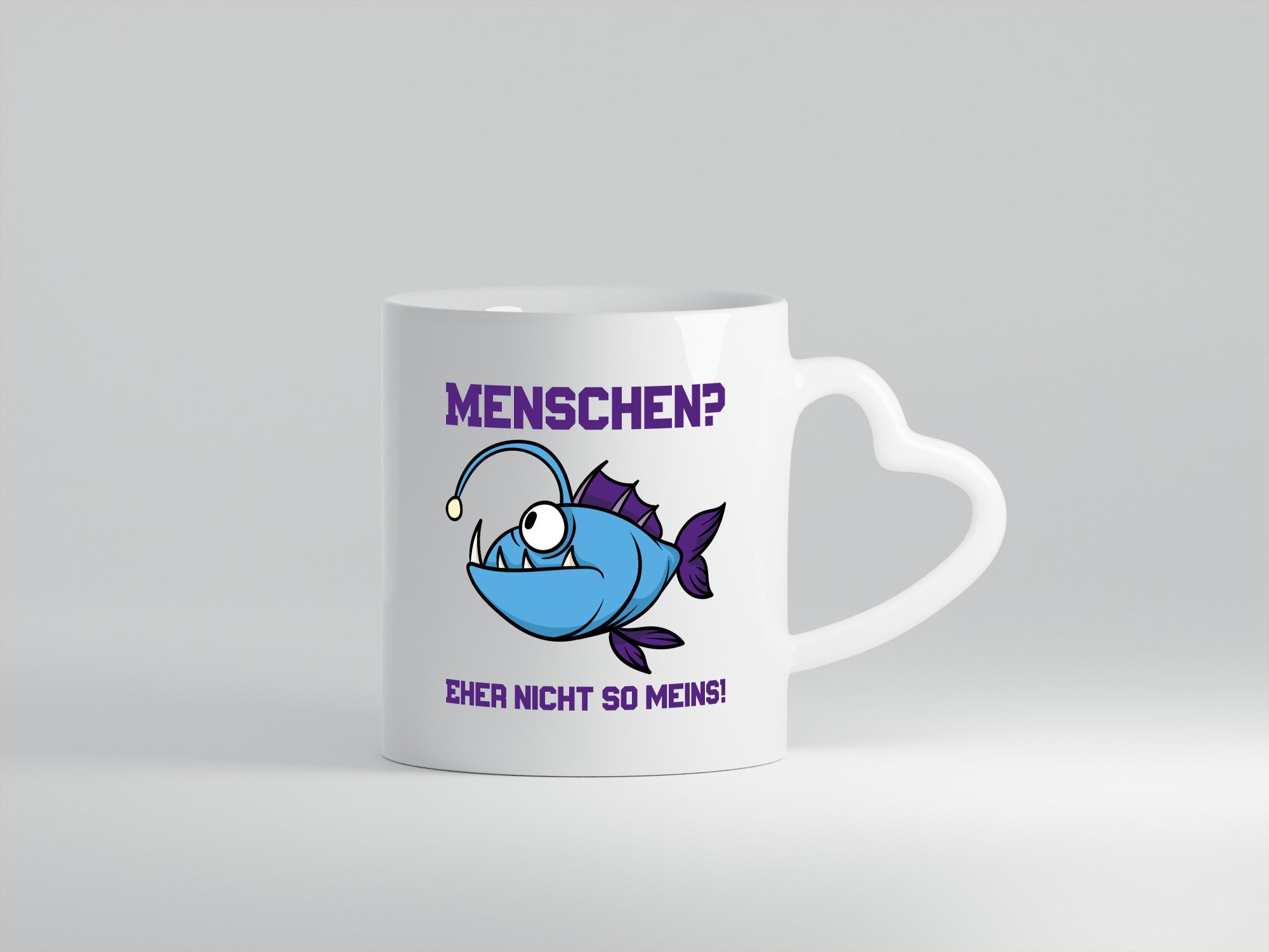 Mürrischer Fisch | Zyniker Tasse Menschenhasser Geschenk Humor Geschenkidee