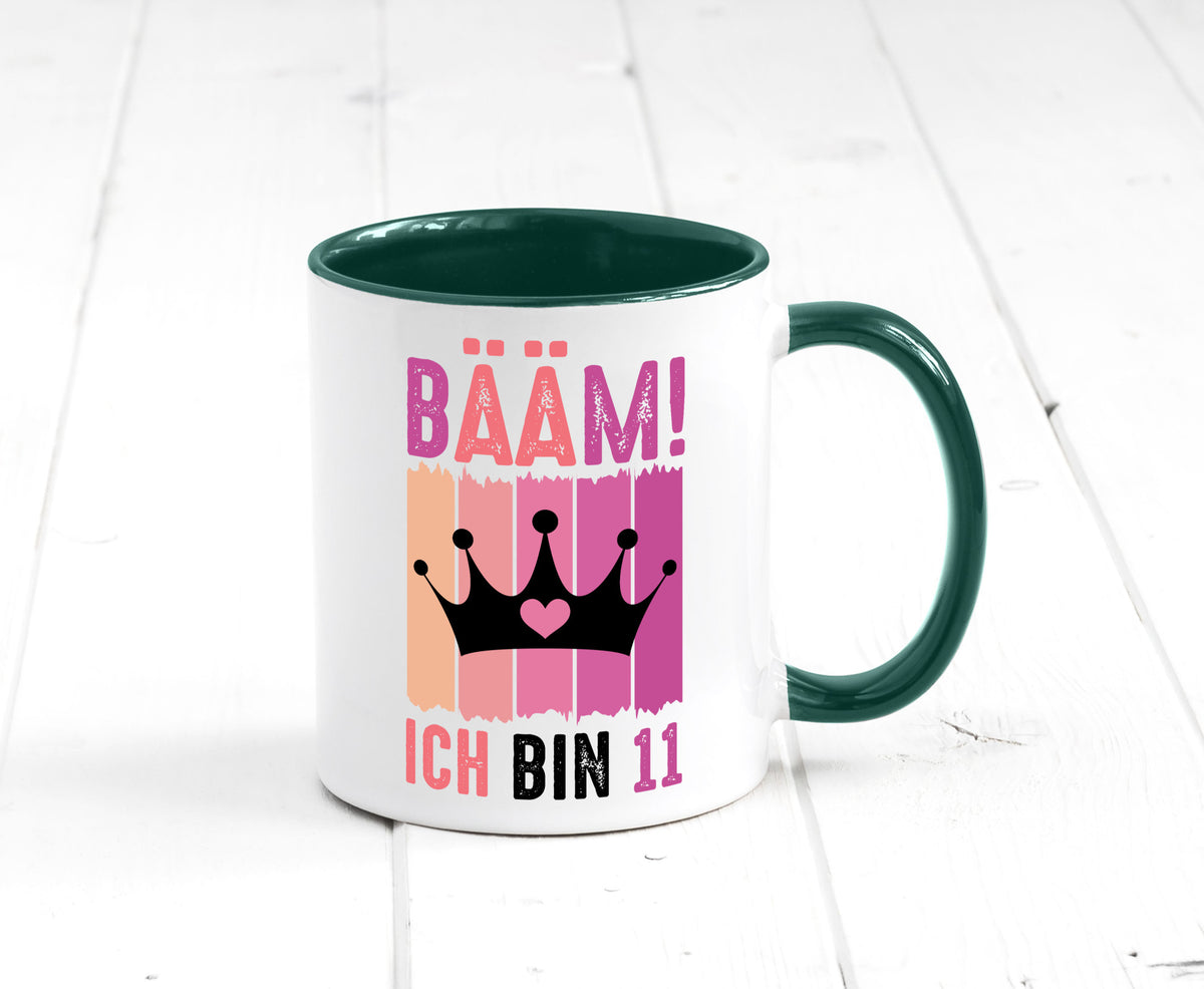 11. Geburtstag | 11 Jahre Bääm ich bin Krone Humor Geschenkidee Tasse