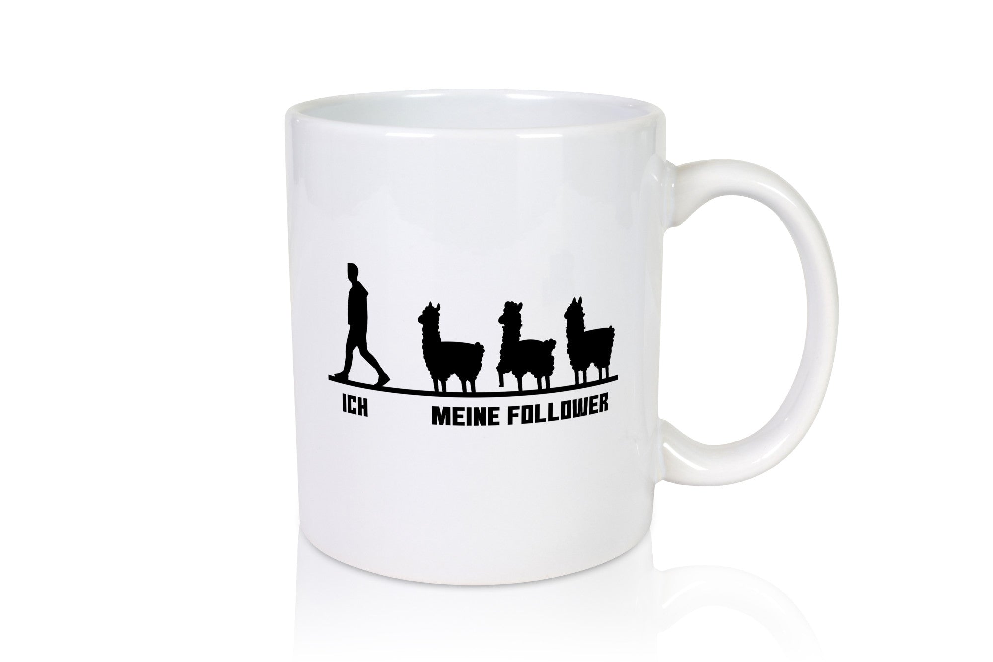 Meine Follower | Lama Alpaka Influencer Internet lustig Humor Geschenkidee