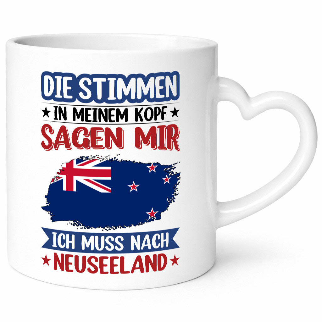 Neuseeland | Urlaub Stimmen in meinem Kopf Traumland lustig Humor Geschenkidee