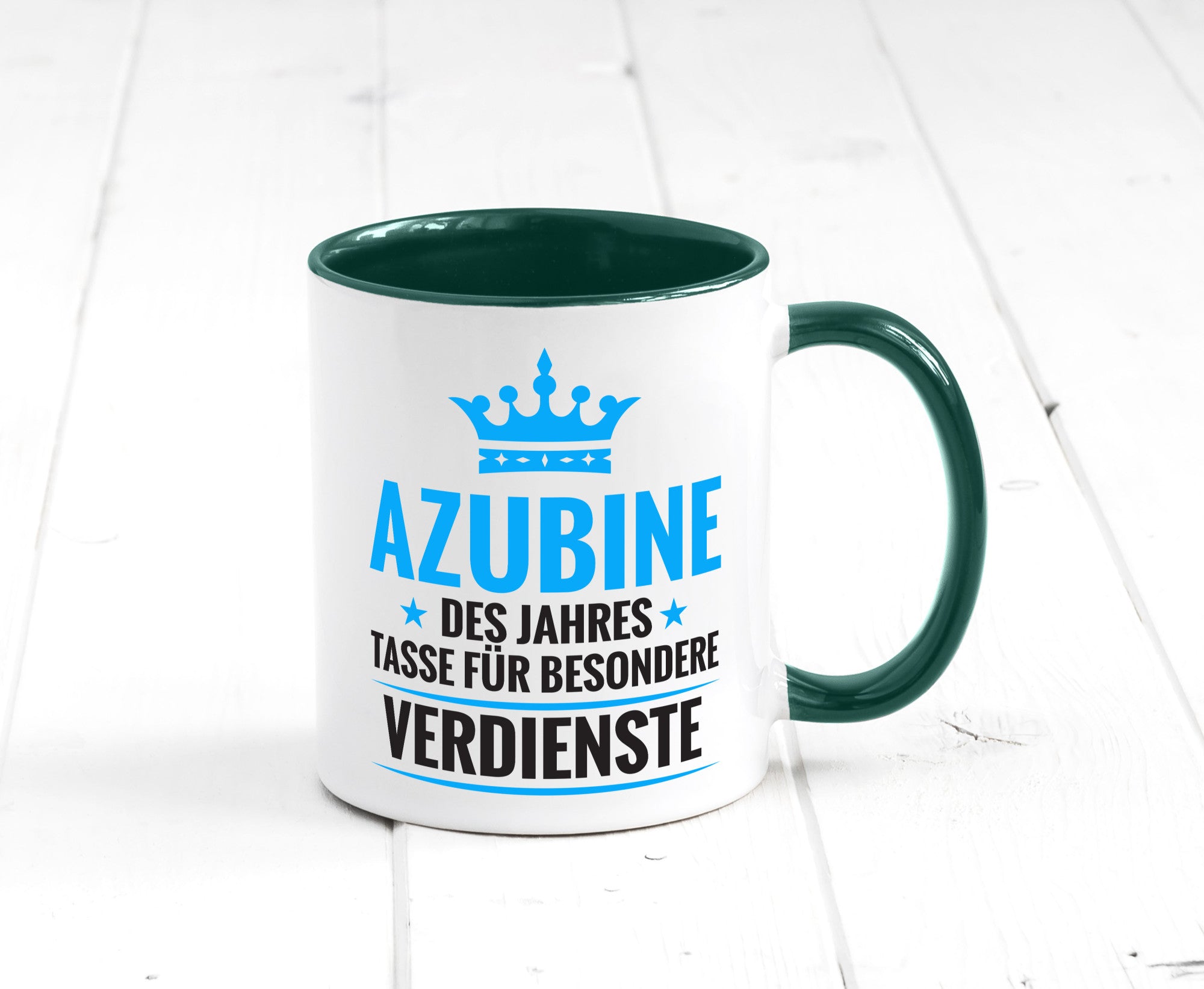 Besonderer Verdienst: Azubine | Ausbildung Lehrling lustig Humor Geschenkidee