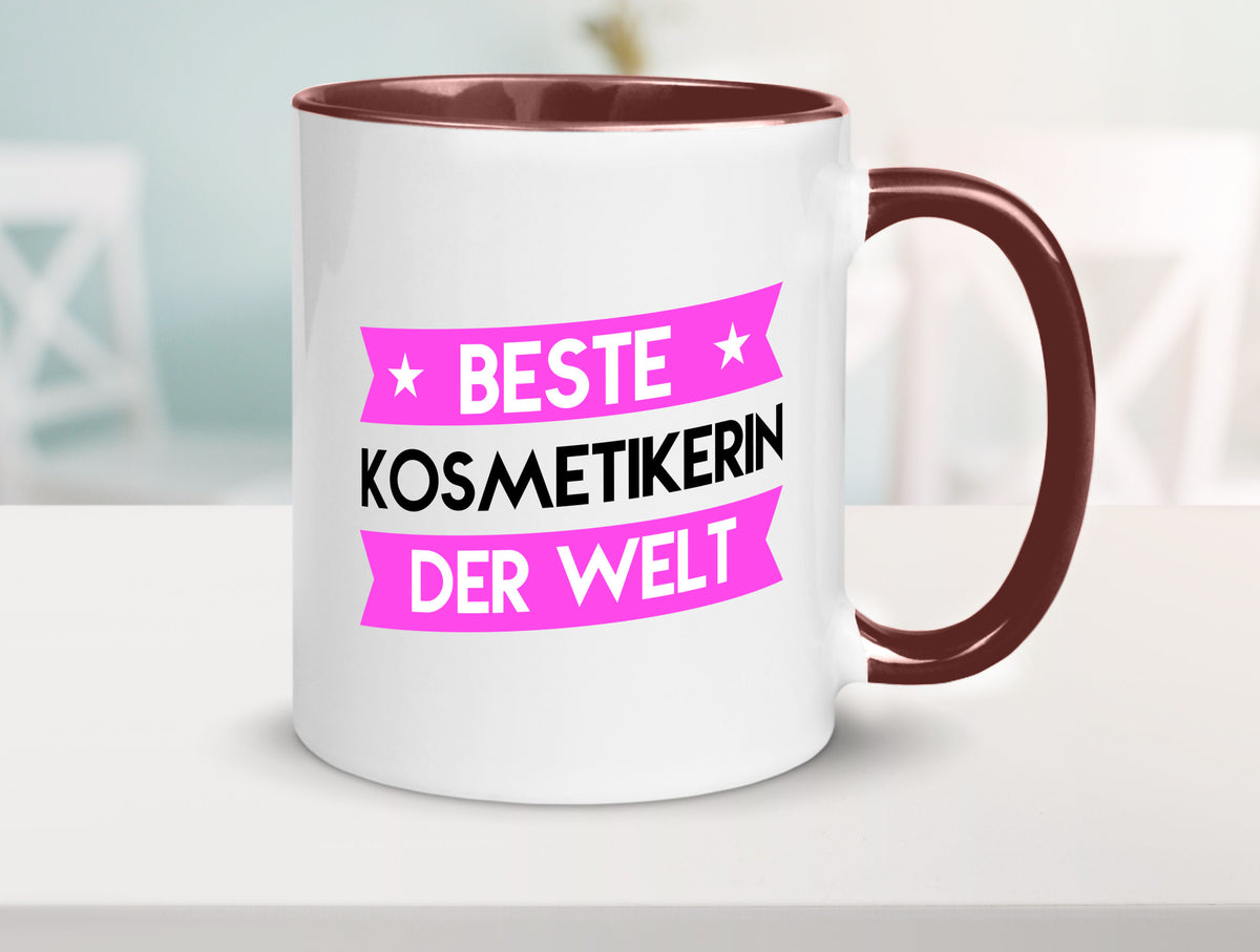 Beste Kosmetikerin | Kosmetik Stylistin Visagistin Geschenkidee Humor Tasse