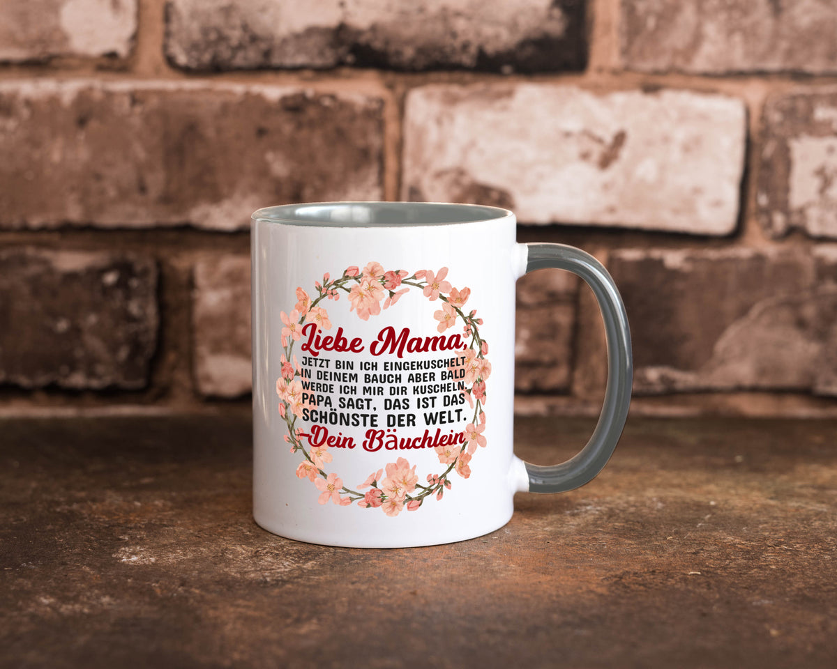 Liebe Mama | Schwangerschaft Tasse Baby süß Humor Familie Geschenkidee