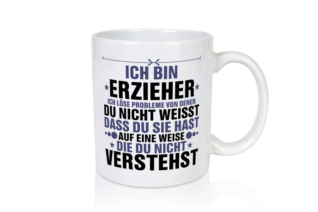 Löse Probleme: Erzieher | Pädagoge Schule v2 lustiger Spruch Geschenk Humor