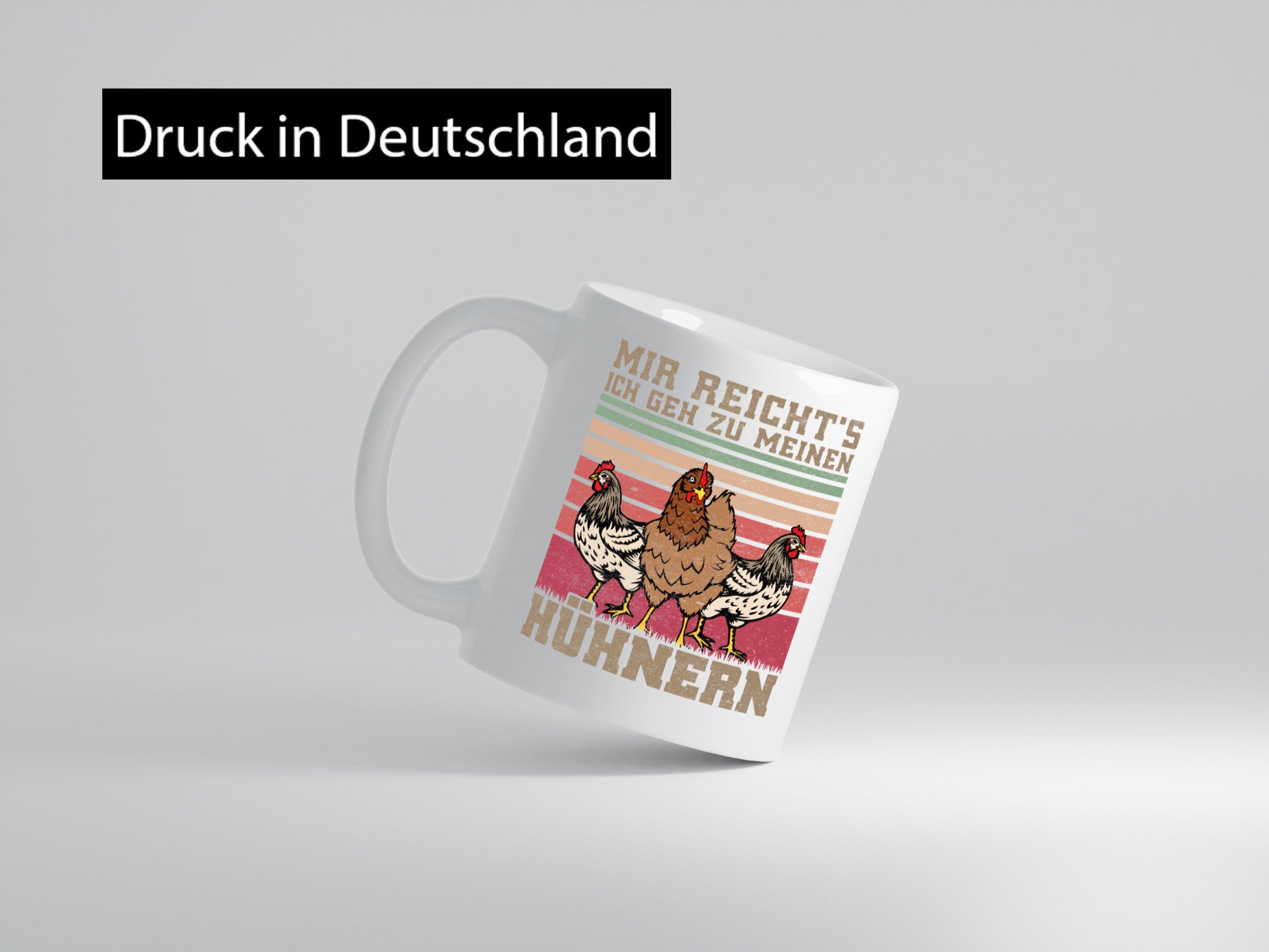 Ich geh zu meinen Hühner | Landwirt Bauer lustig Humor Geschenkidee Geschenk