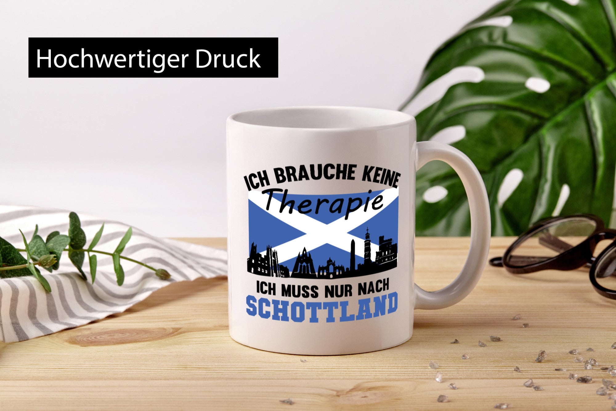 Ich muss nach Schottland | Urlaub, Humor, Geschenkidee, Tasse