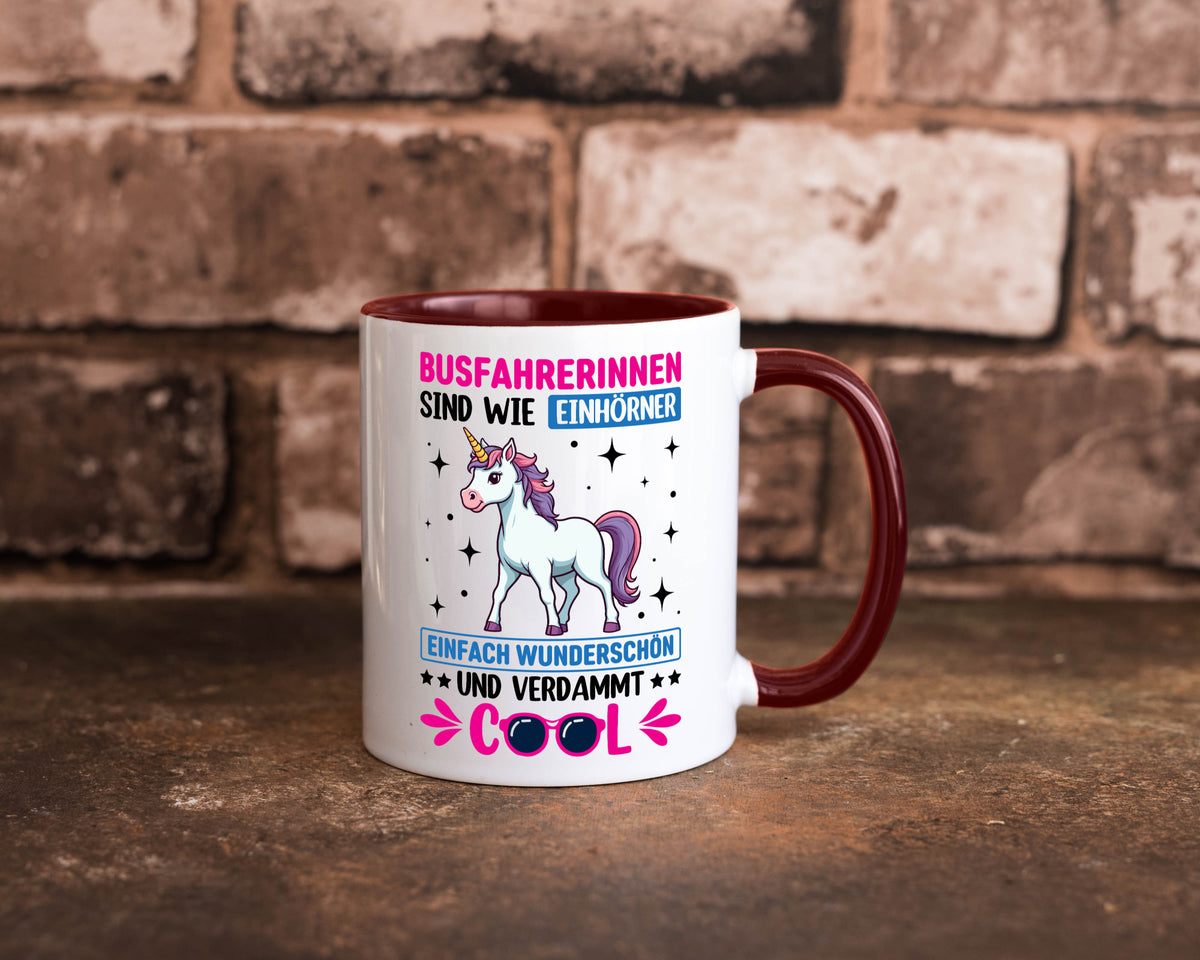 Bussfahrerinen sind wie einhorner | Einhorn Bussfahrerin Geschenkidee Humor Tasse