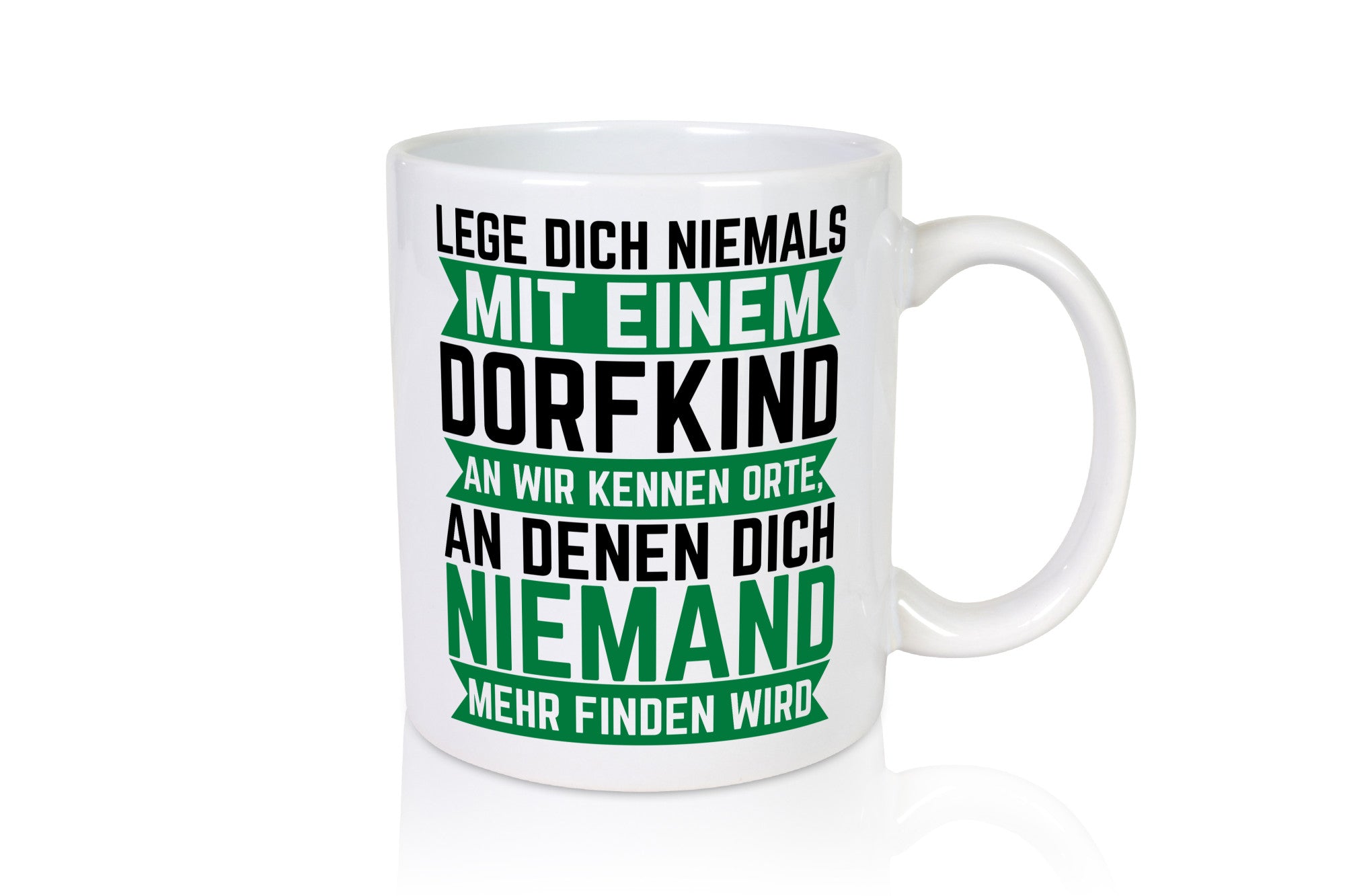 Lege dich nie mit einem Dorfkind an | Landleben Provinz lustiger Spruch