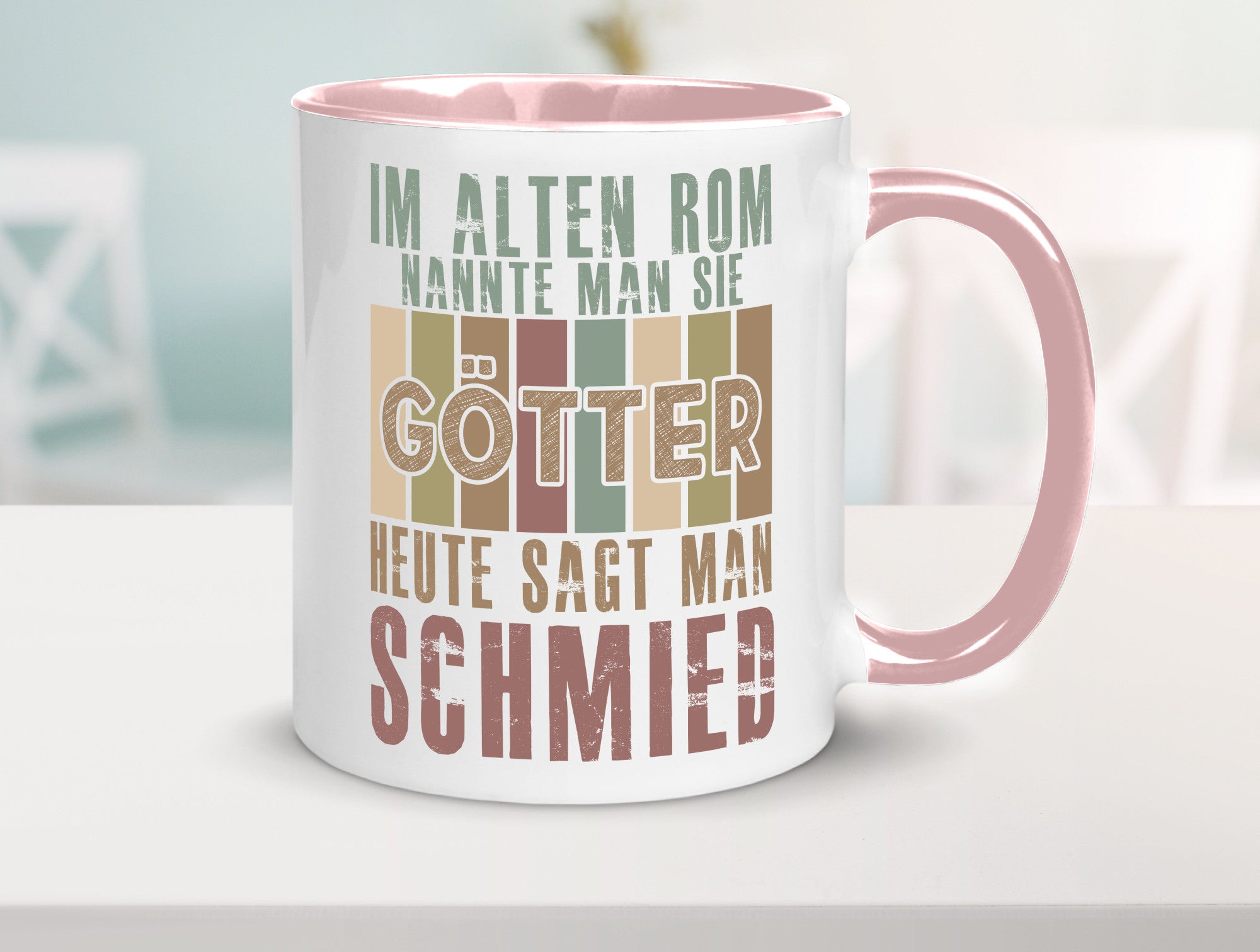 Heute sagt man: Schmied | schmieden lustig Humor Geschenkidee Geschenk Tasse