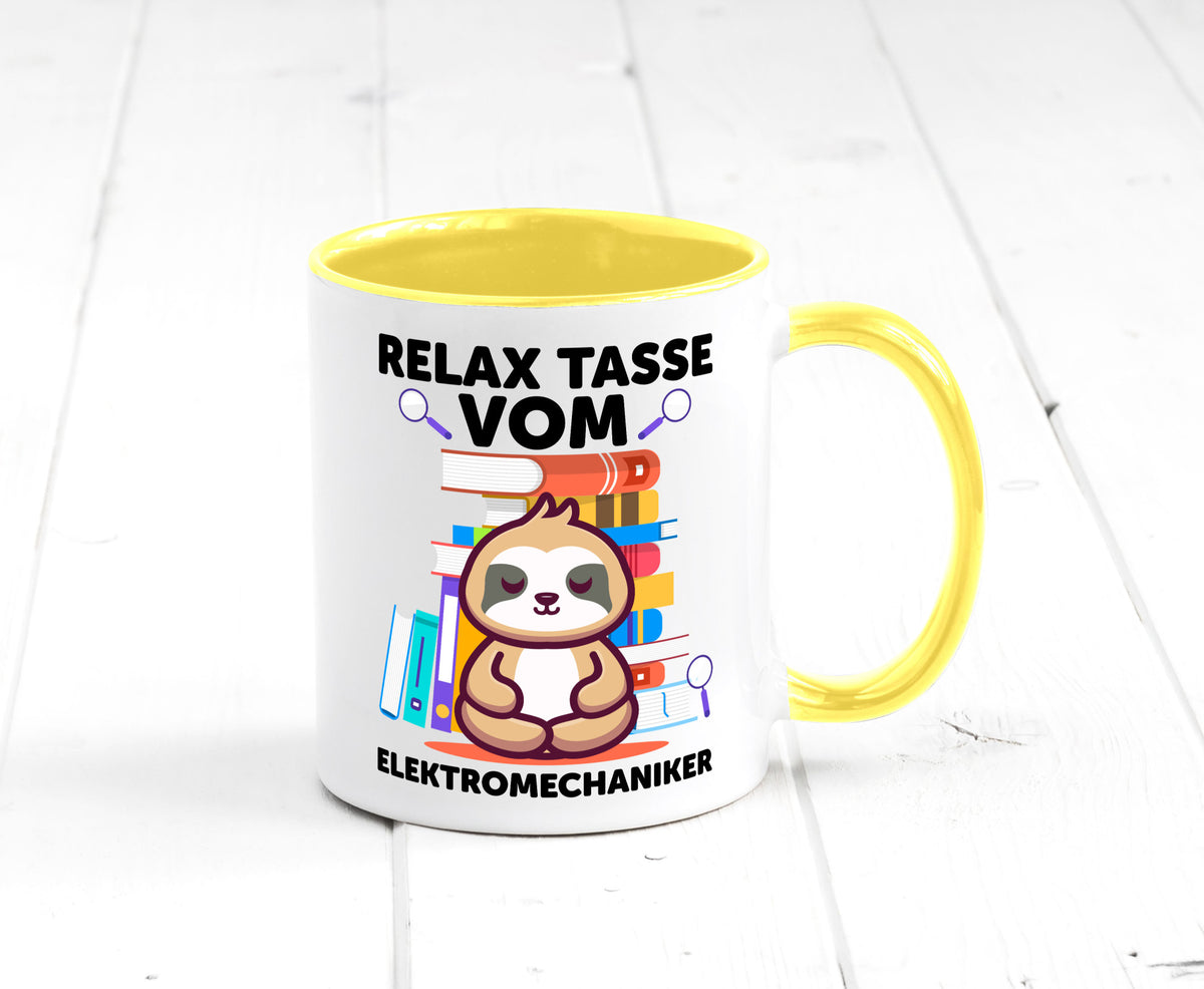 Relax Tasse: Elektromechaniker | Mechaniker Geschenk Humor Geschenkidee
