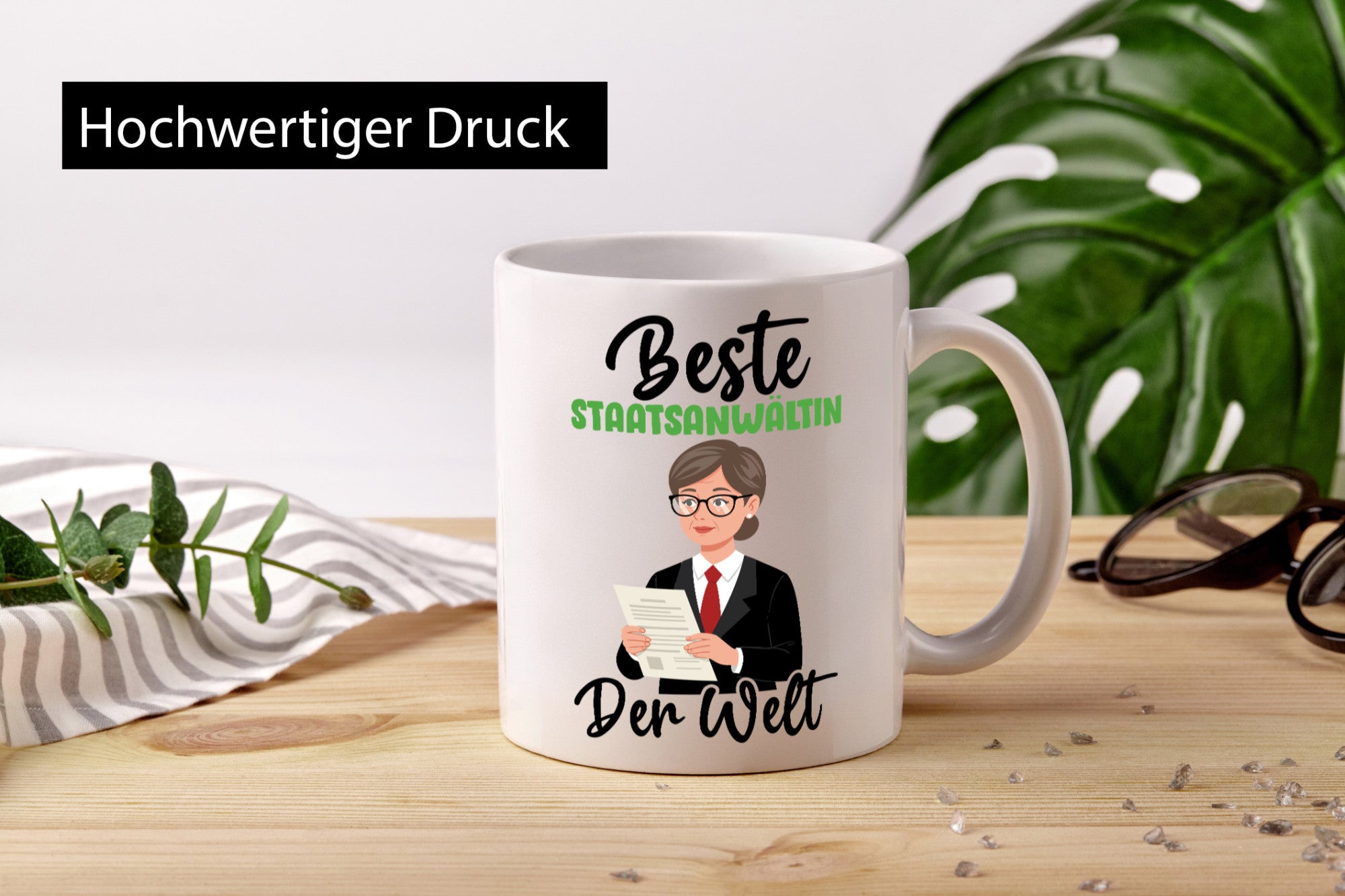 Beste Staatsanwältin | Anwältin v2 Geschenkidee Humor Tasse