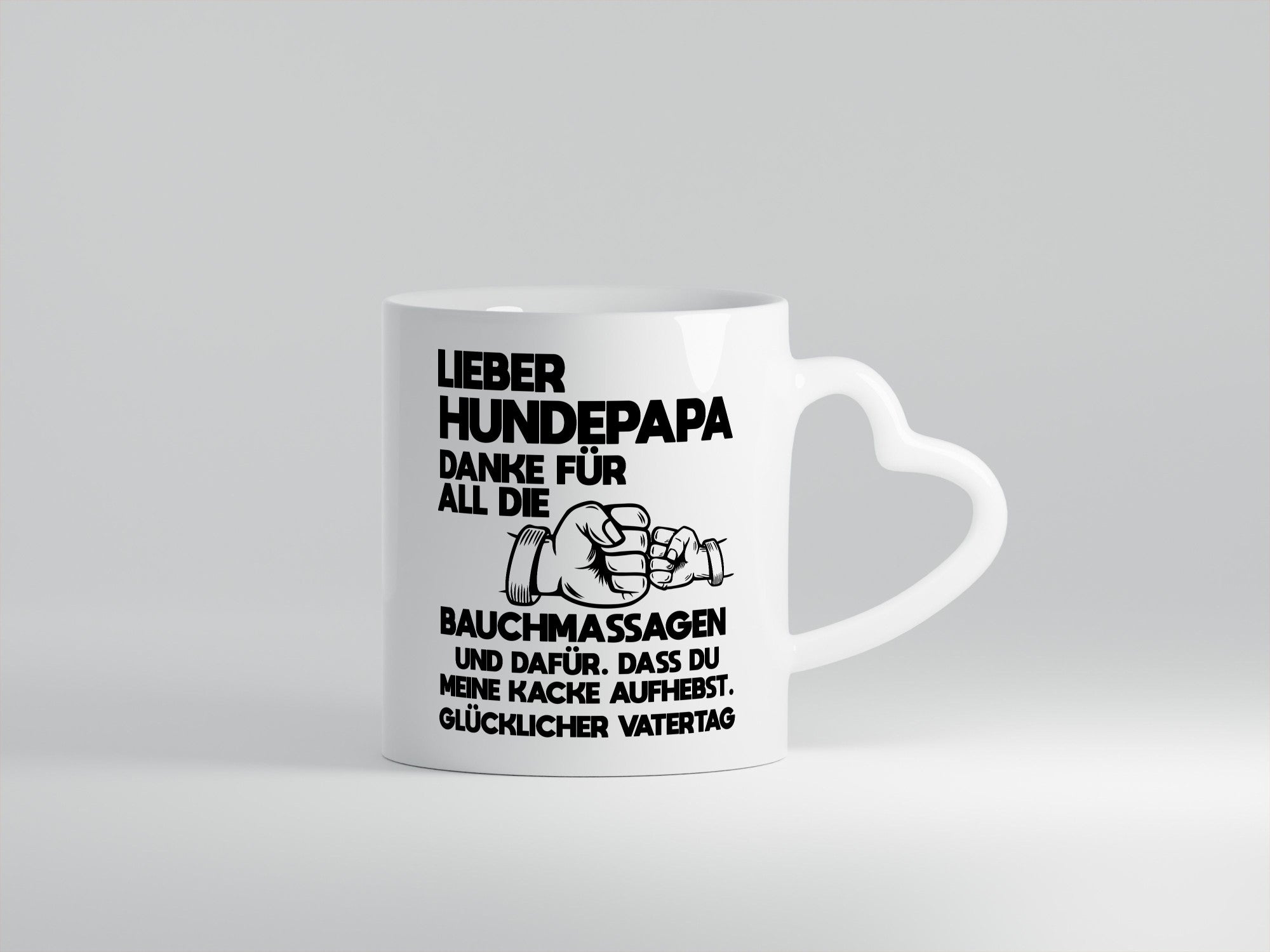 Hundepapa, danke Bauchmassagen, Kake aufheben | Vatertag Geschenkidee Familie