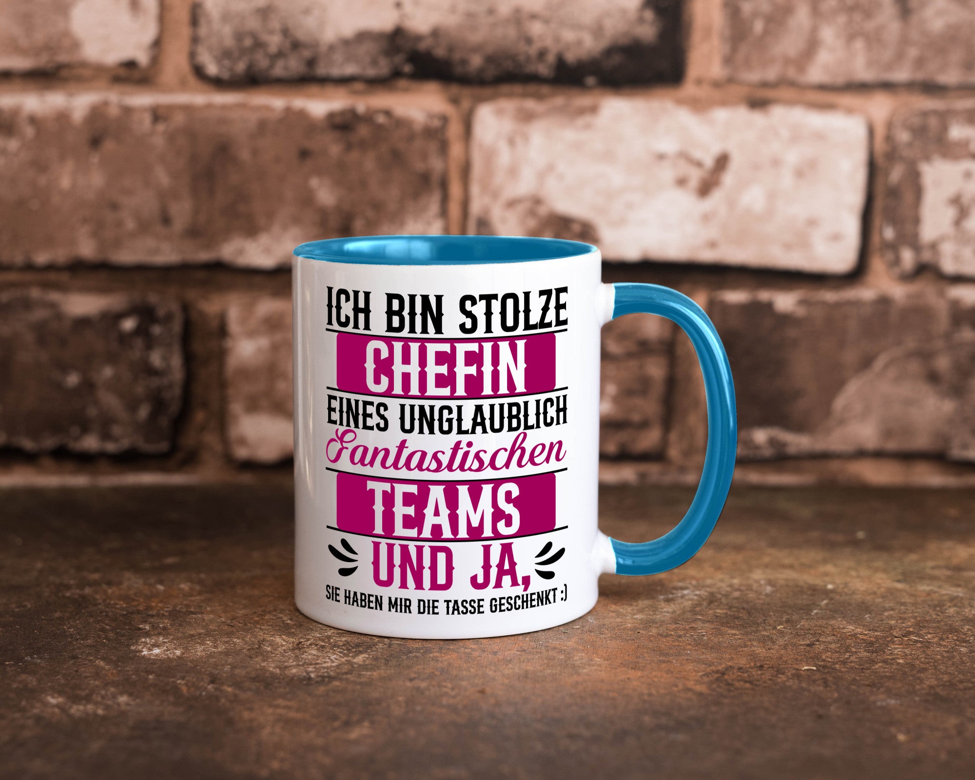 Stolze Chefin | Tolles Team Mitarbeiter lustig Arbeit Kollegen Büro Geschenk