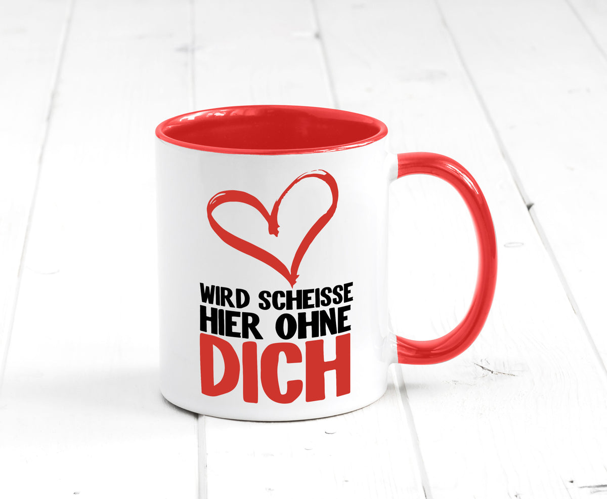 Wird Scheisse Geschenk Humor Geschenkidee lustiger Spruch Tasse