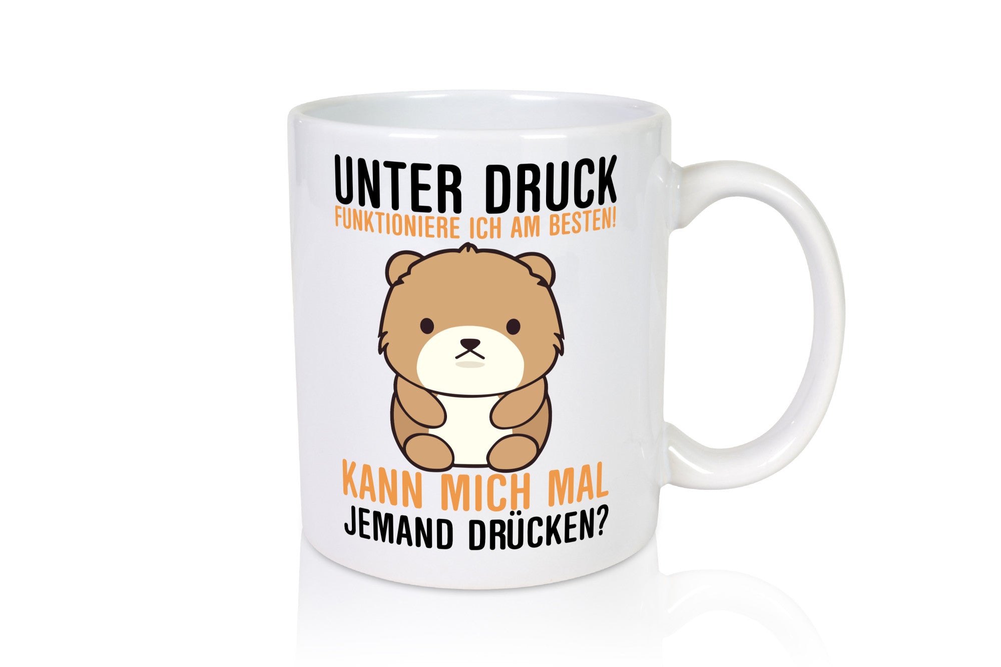 Kann mich jemand drücken | süßer Teddy Knuddeln Comic lustig Humor Geschenkidee