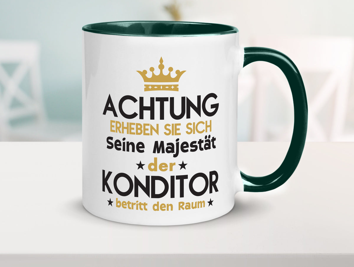 Seine Majestät Konditor | Konditorei Geschenkidee Humor Tasse