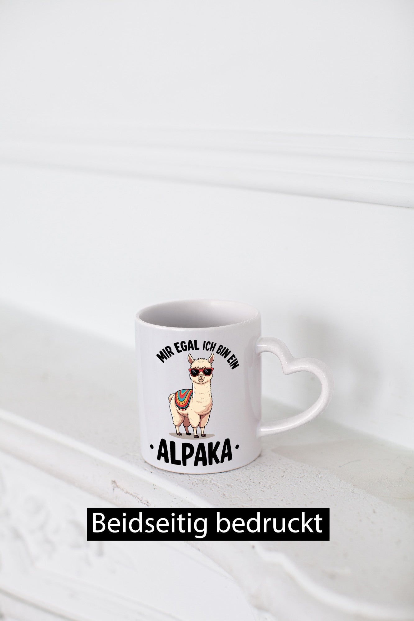 Mir egal ich bin ein Alpaka | Lama Kamel Humor Geschenkidee Tasse