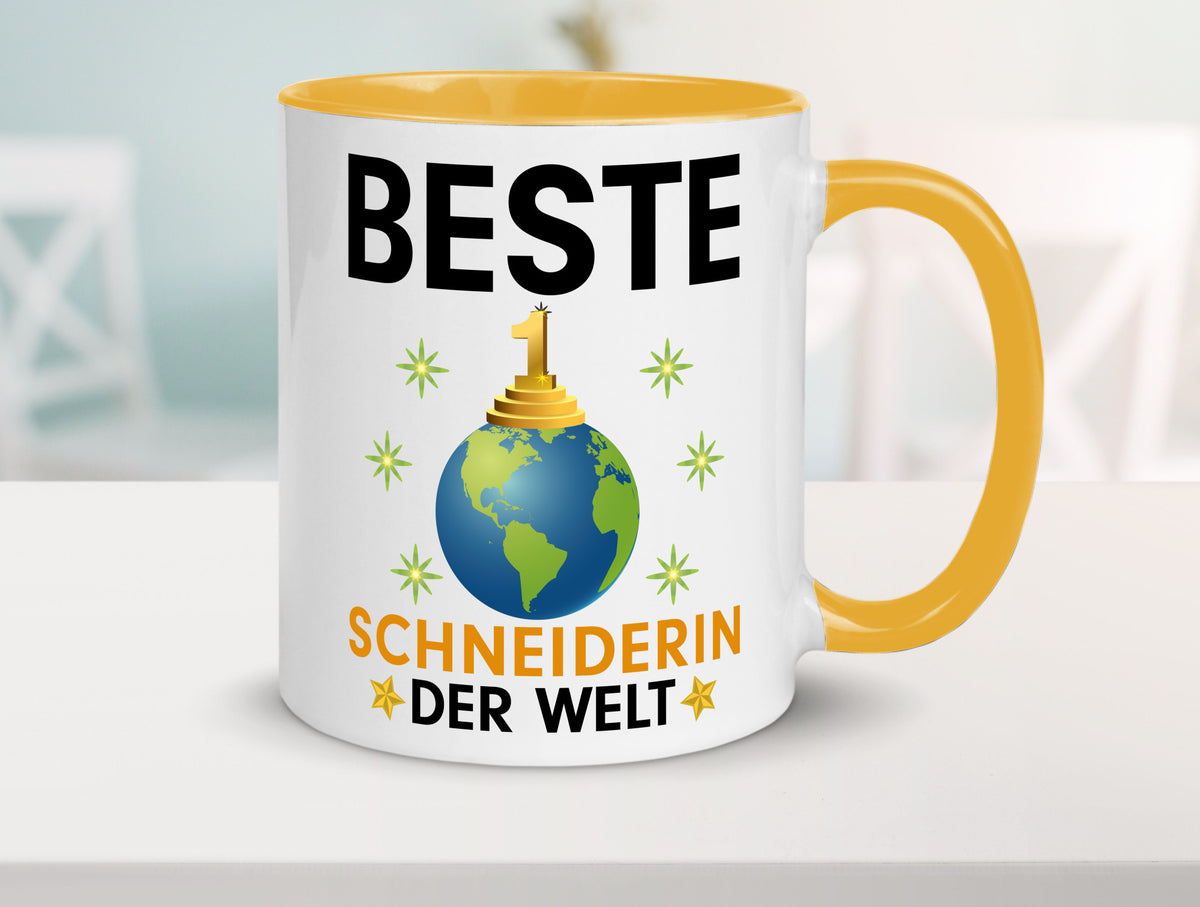Welt Beste Schneiderin | Beruf Schneiderei lustiger Spruch Geschenk Arbeit Tasse