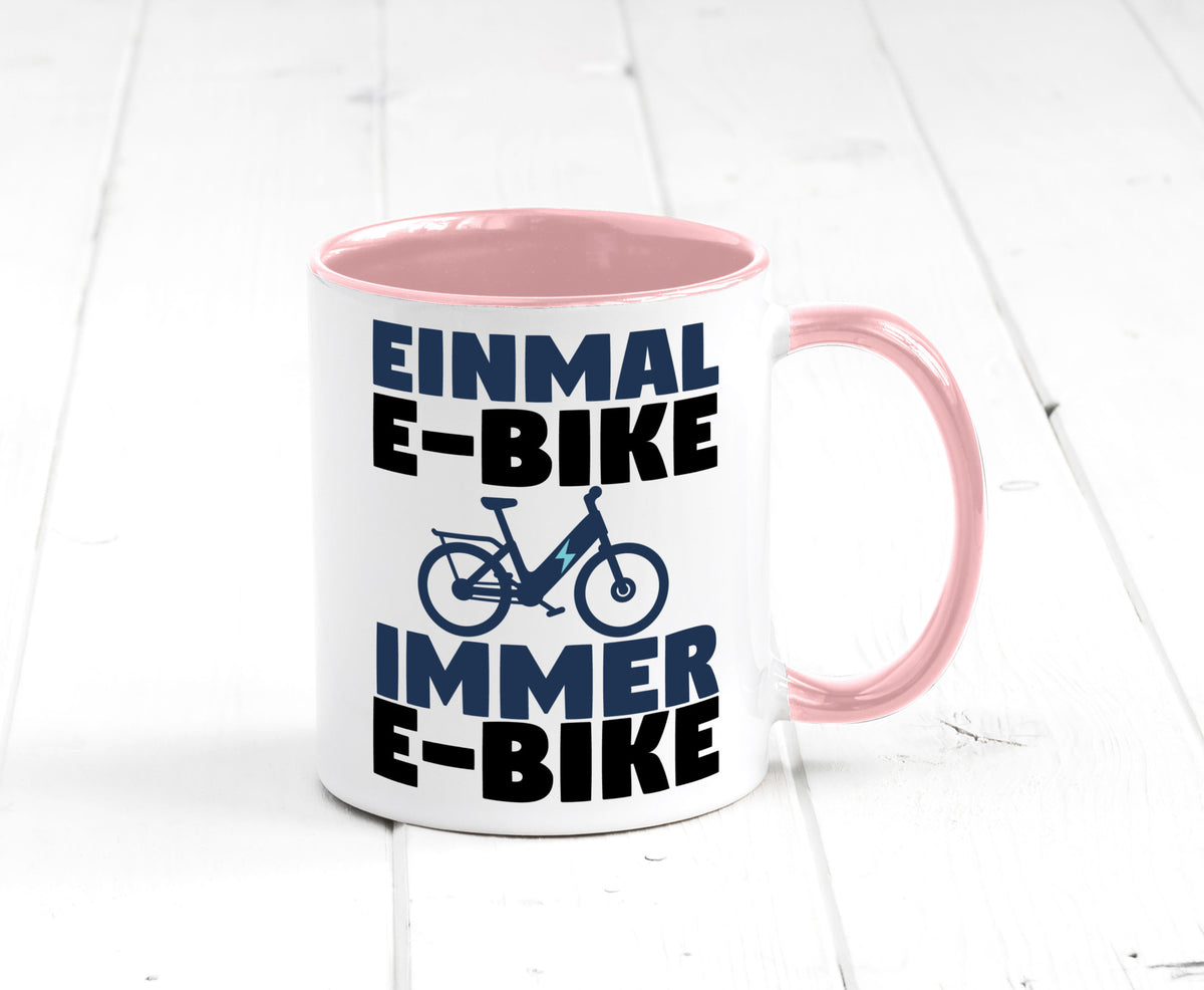 E-Bike Fahrer | Radfahrer Tasse Fahrrad Elektrorad lustiger Spruch Geschenk