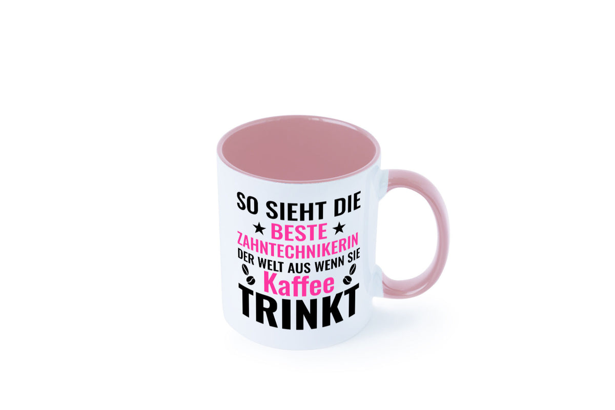 Kaffee trinkt: Zahntechnikerin | Zahnmedizin lustiger Spruch Geschenk Humor Tasse