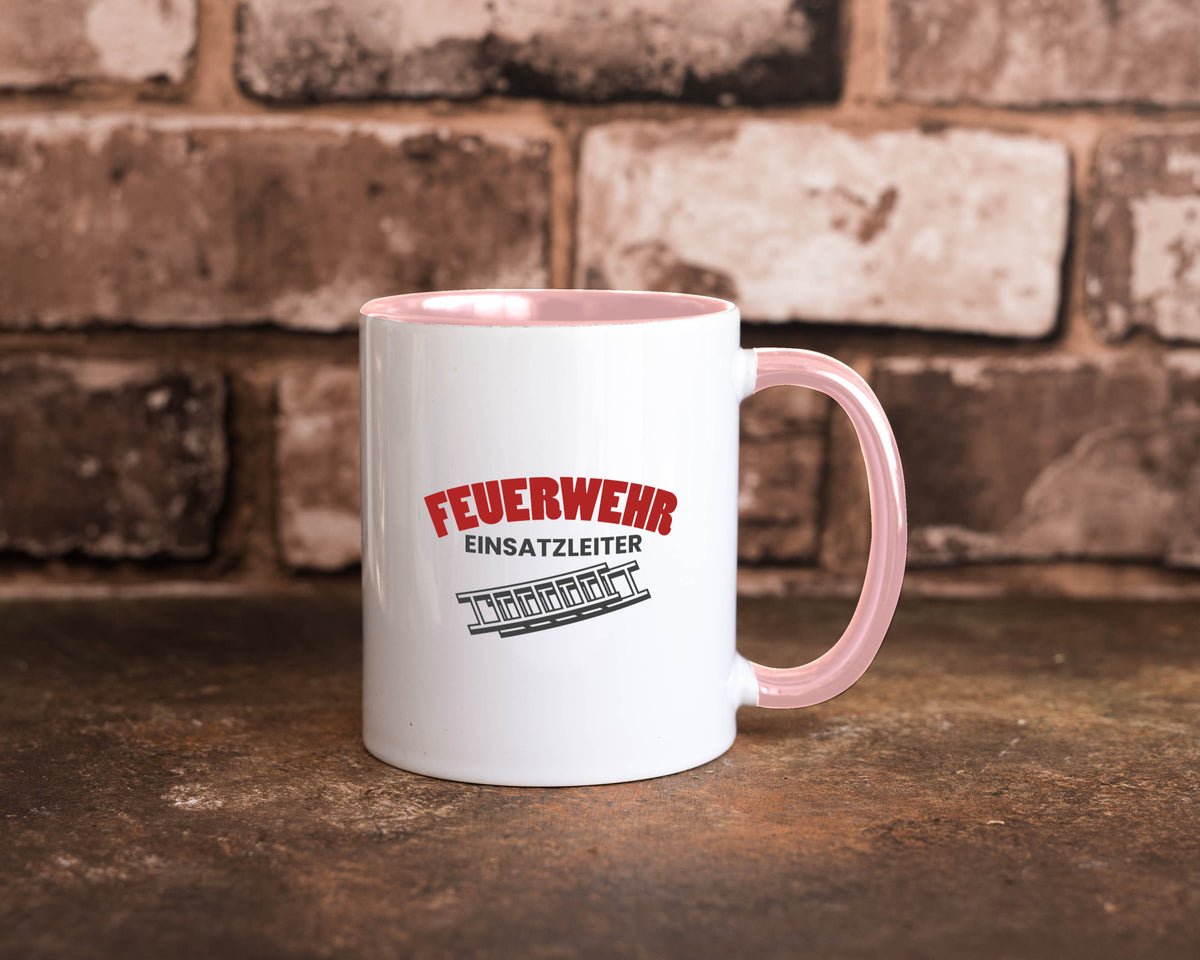 Feuerweher Einsatzleiter | Feuerwehrmann Feuerlöscher Geschenk Humor Tasse