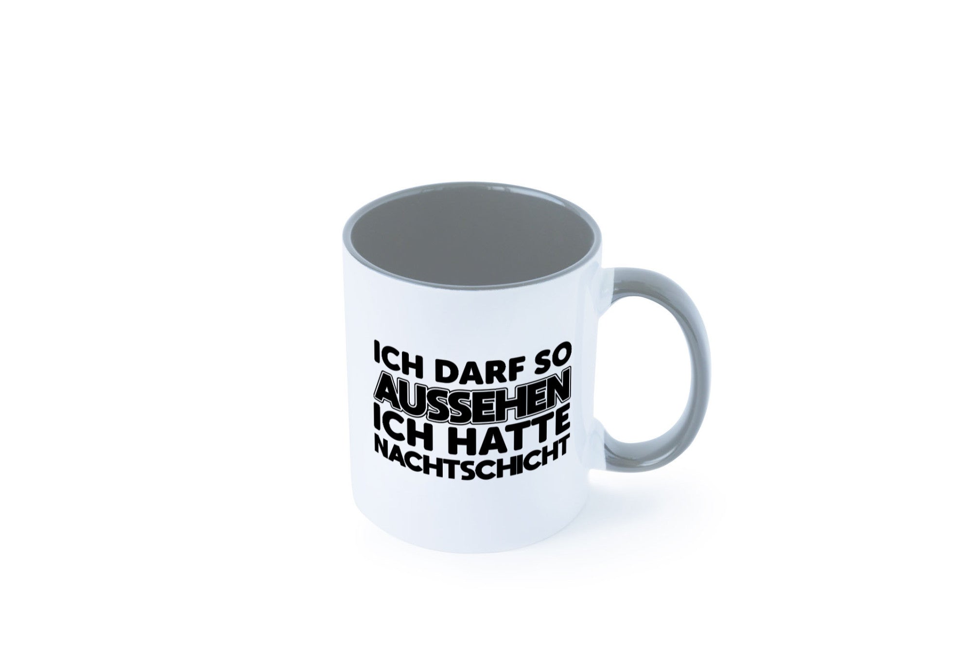 Ich darf so aussehen | Nachtschicht Arbeit lustig Kollegen Büro Geschenk Tasse