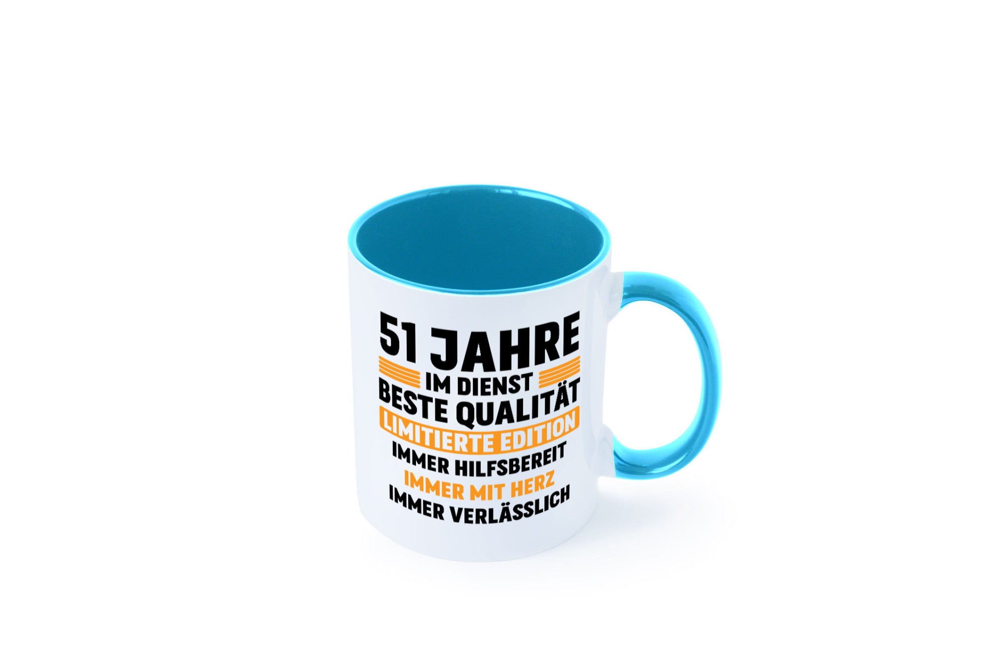 51 Jahre im Dienst | Jubiläum Arbeit lustiger Spruch Geschenk Kollegen Büro
