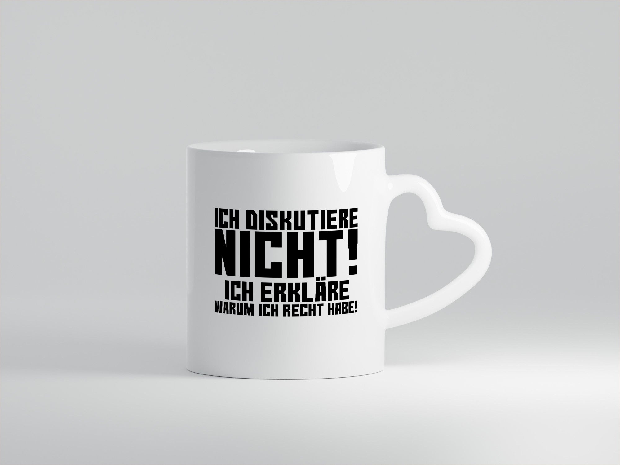 Ich diskutiere nicht | Rechthaber Besserwisser Spruch Geschenk Tierliebhaber