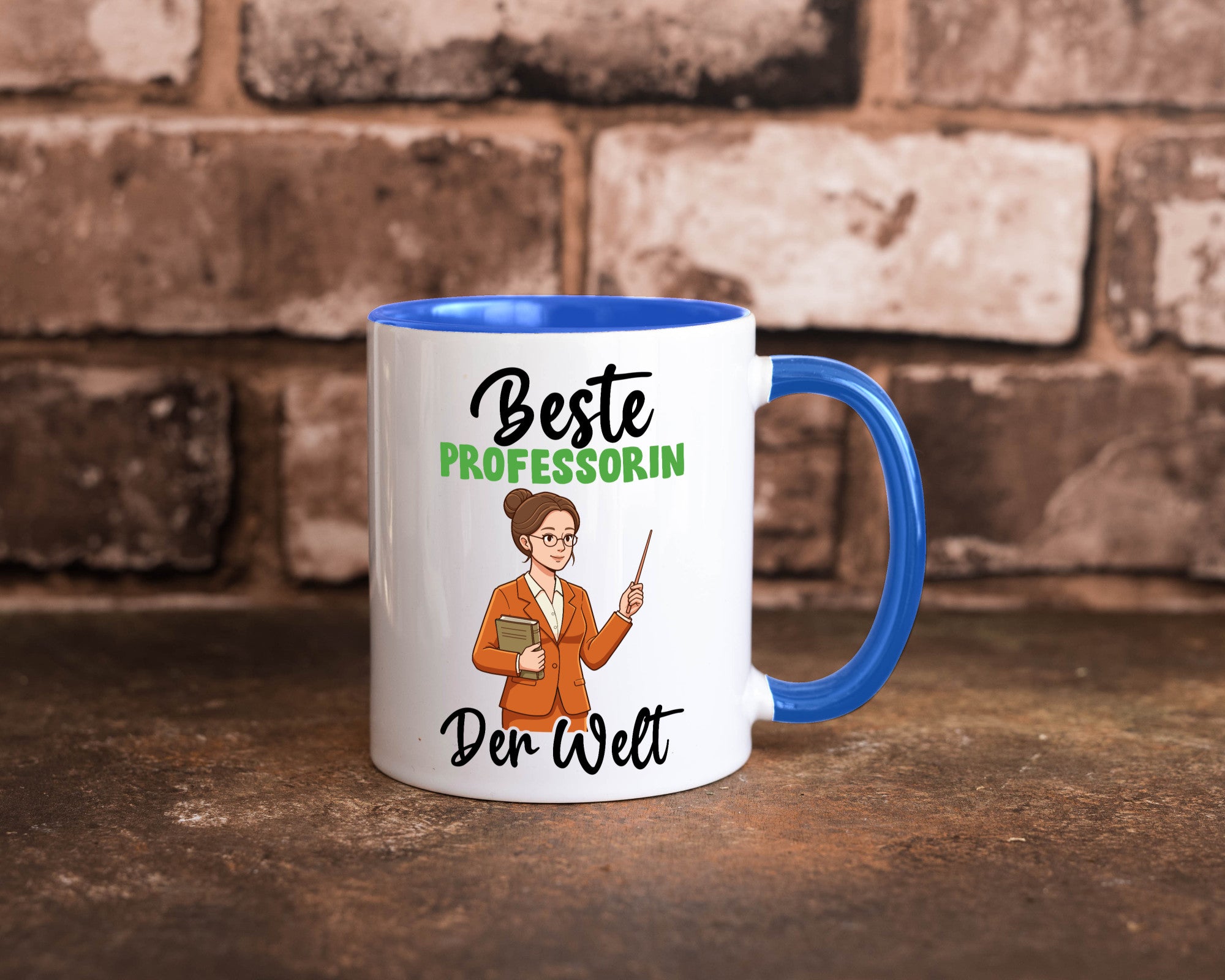Beste Professorin | Uni Universität v2 Humor Geschenkidee Tasse