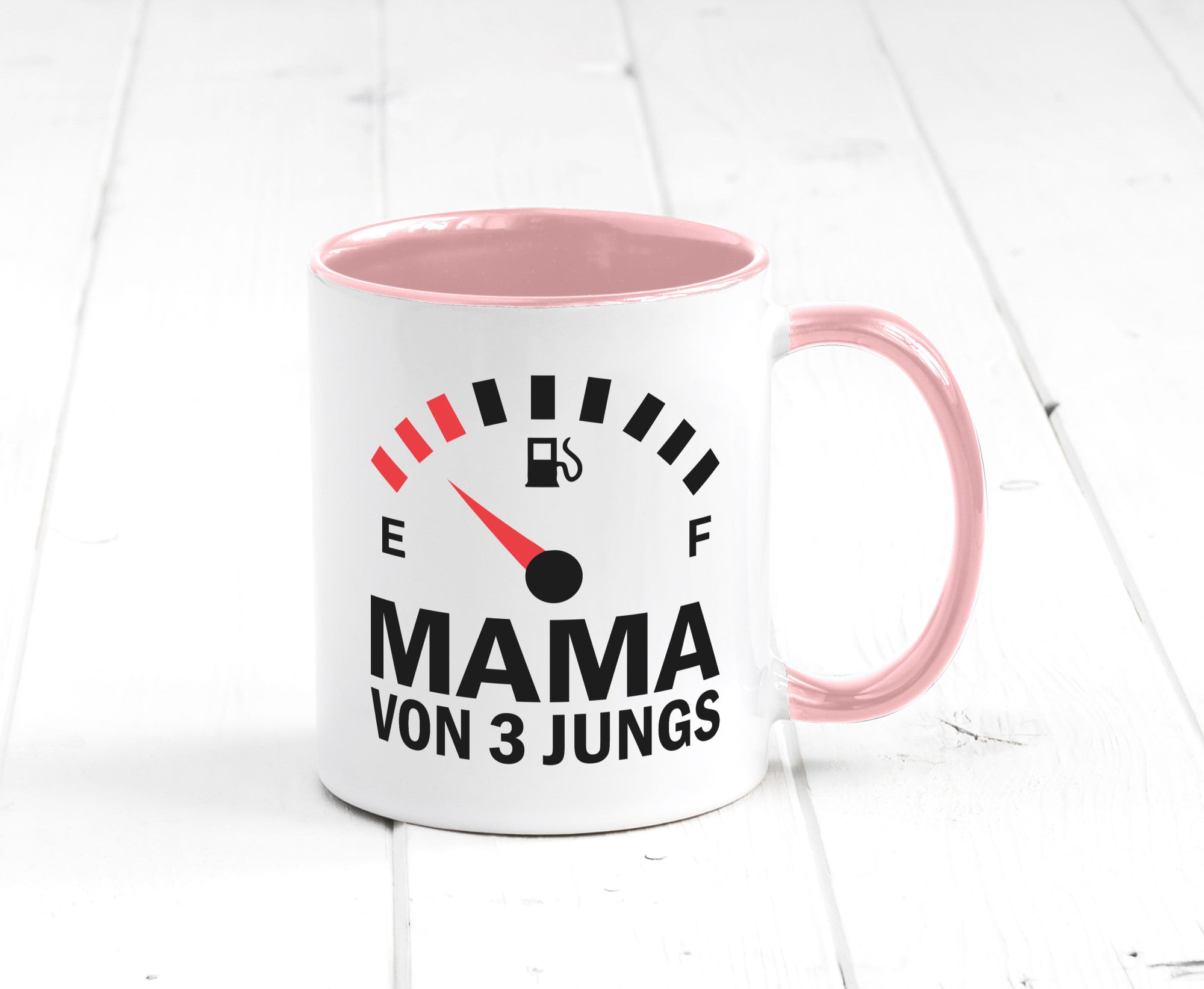 Mama von 3 Jungs | Muttertag Geschwister lustiger Spruch Geschenk Familie