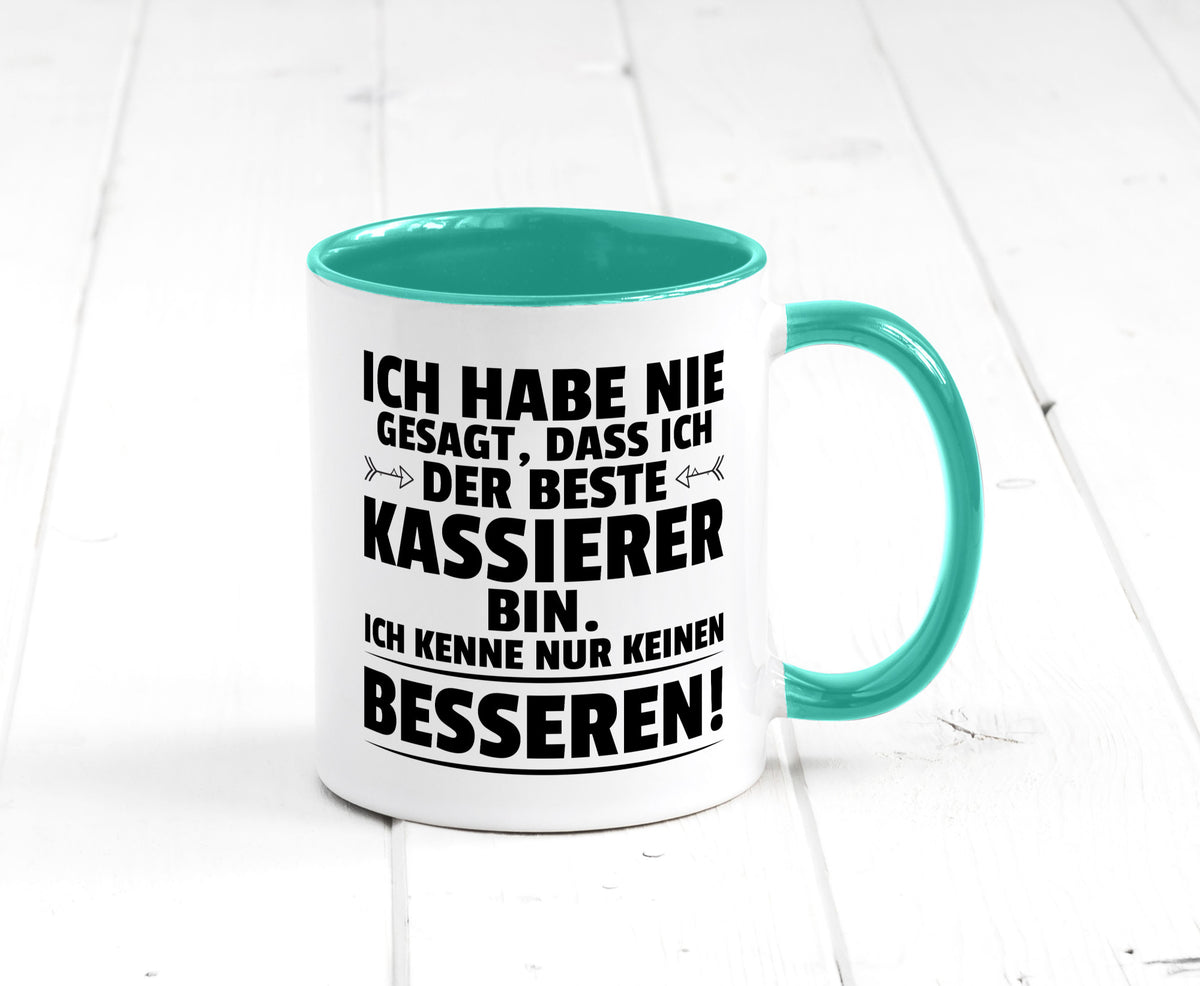 Der Beste Kassierer Geschenk Humor Geschenkidee lustiger Spruch Tasse