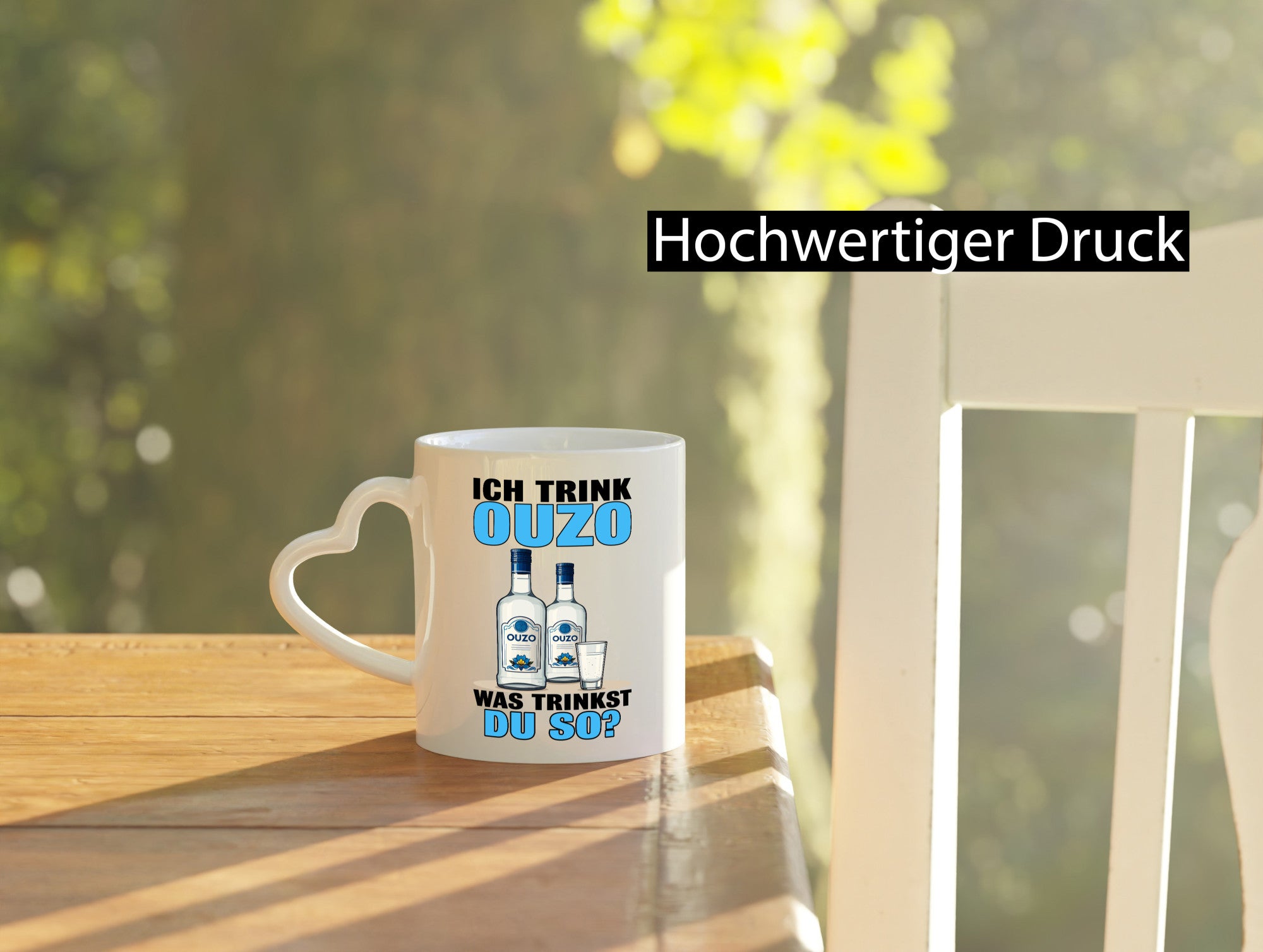 Ich trinke Ouzo was trinkst du so? Schnaps v2 lustig Humor Geschenkidee